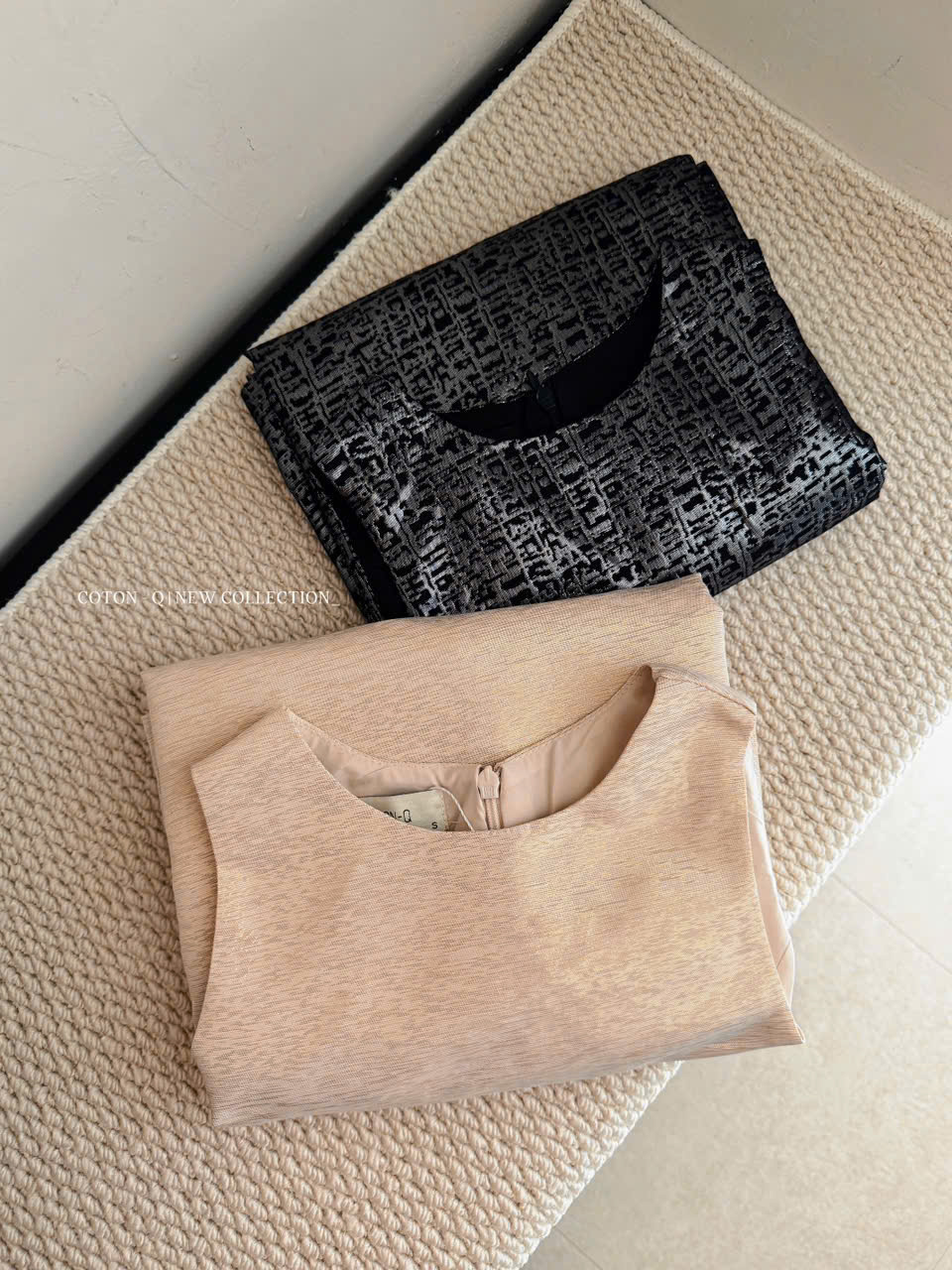 HV6 Đầm suông ( ĐEN )