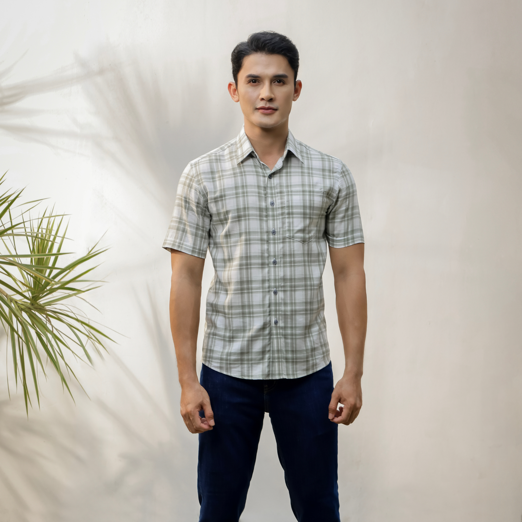 Áo Sơ Mi Sọc Regular S14