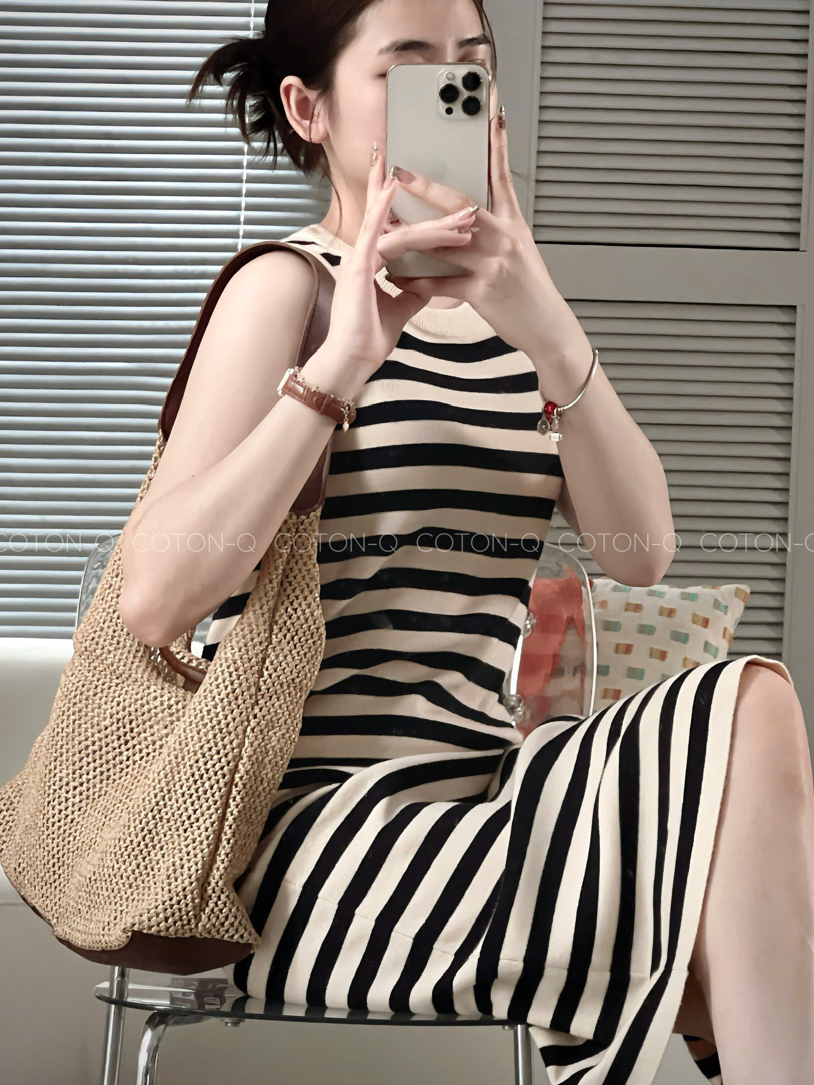 Đầm cotton Q ( ĐEN )_thumbnail_10