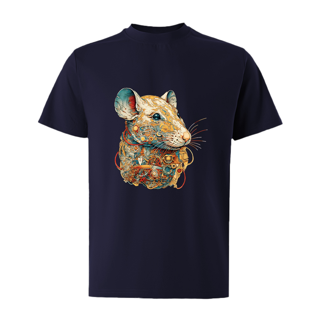 Áo thun nam form rộng 12 con giáp tuổi Tí ATD477 Miucho Iconic cotton cổ tròn in graphic_thumbnail_15