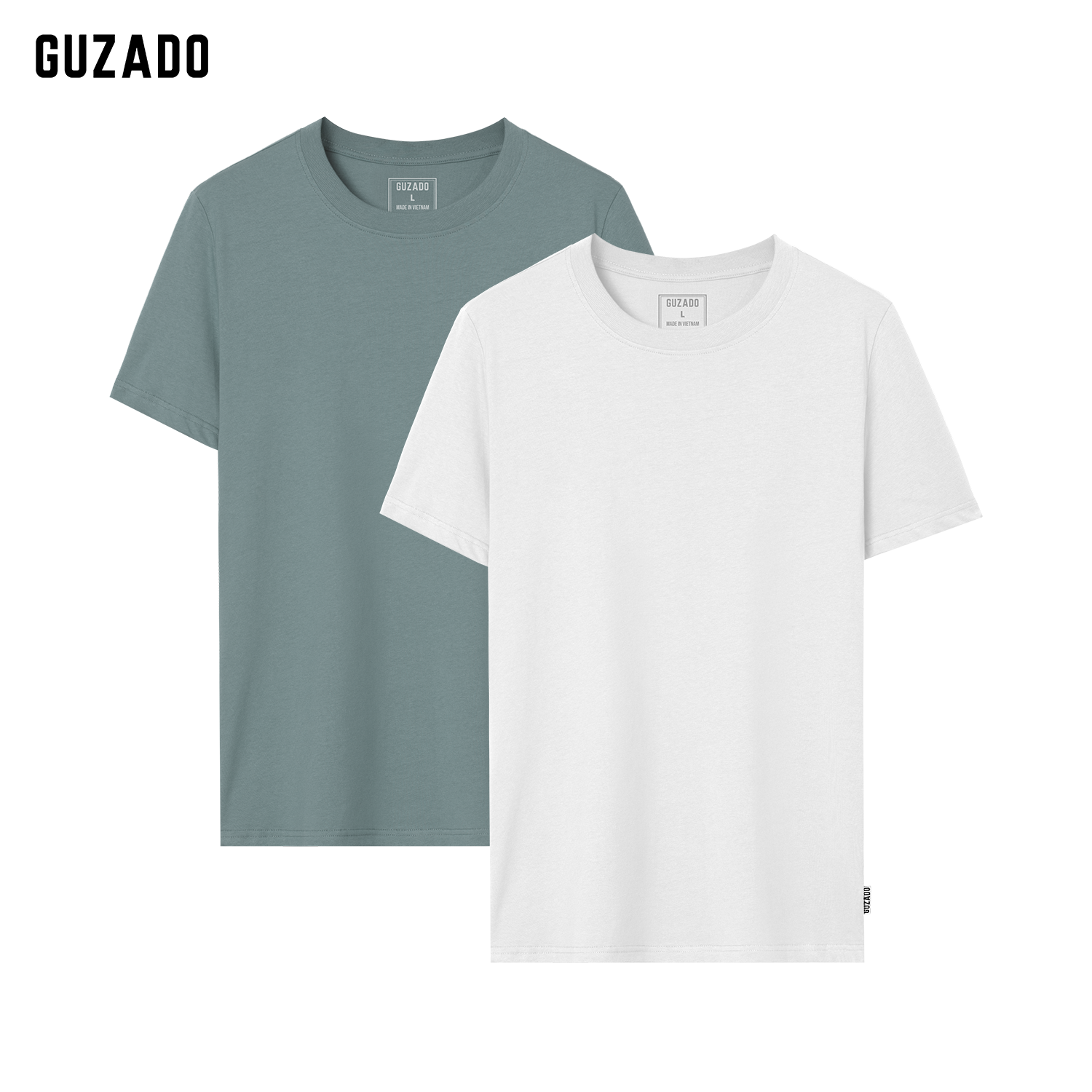 Combo 2 Áo Thun Nam GUZADO Vải Cotton 220gsm CB2GTS05_thumbnail_26