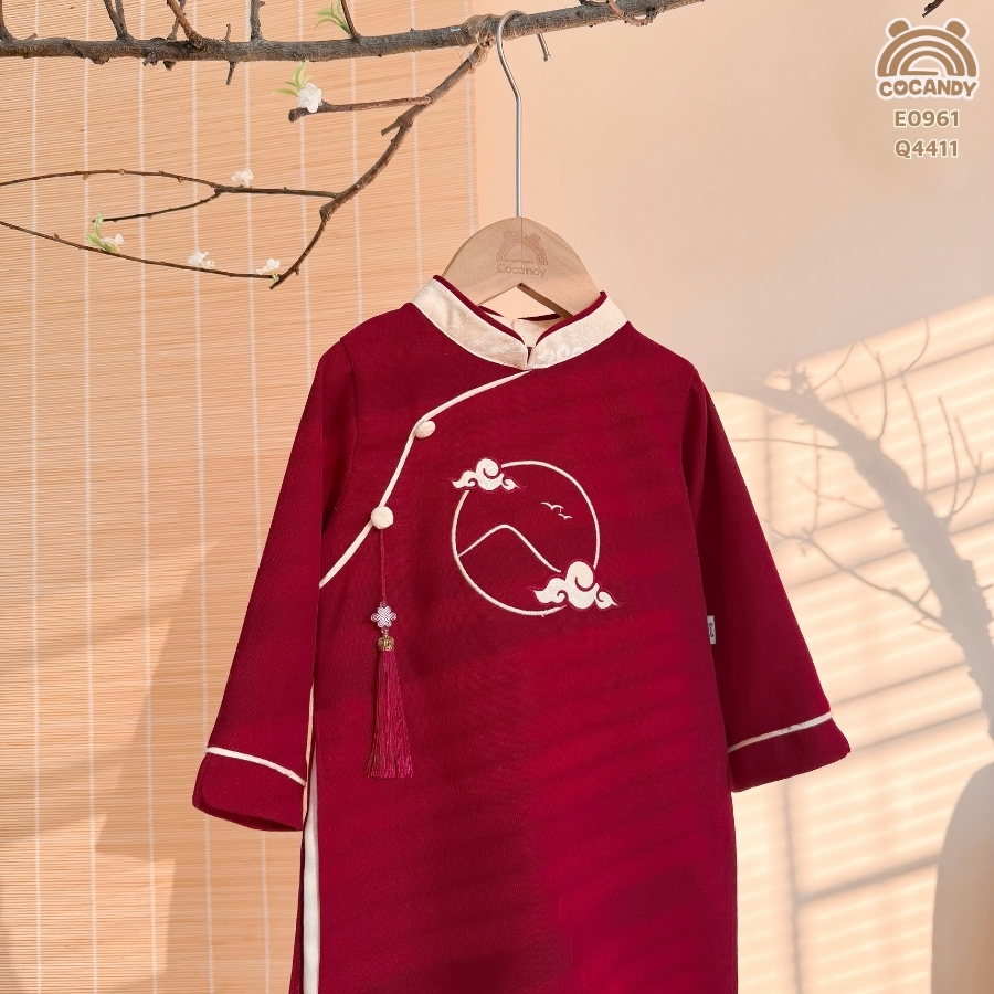 Áo dài ĐỎ Thiên Vũ_thumbnail_2