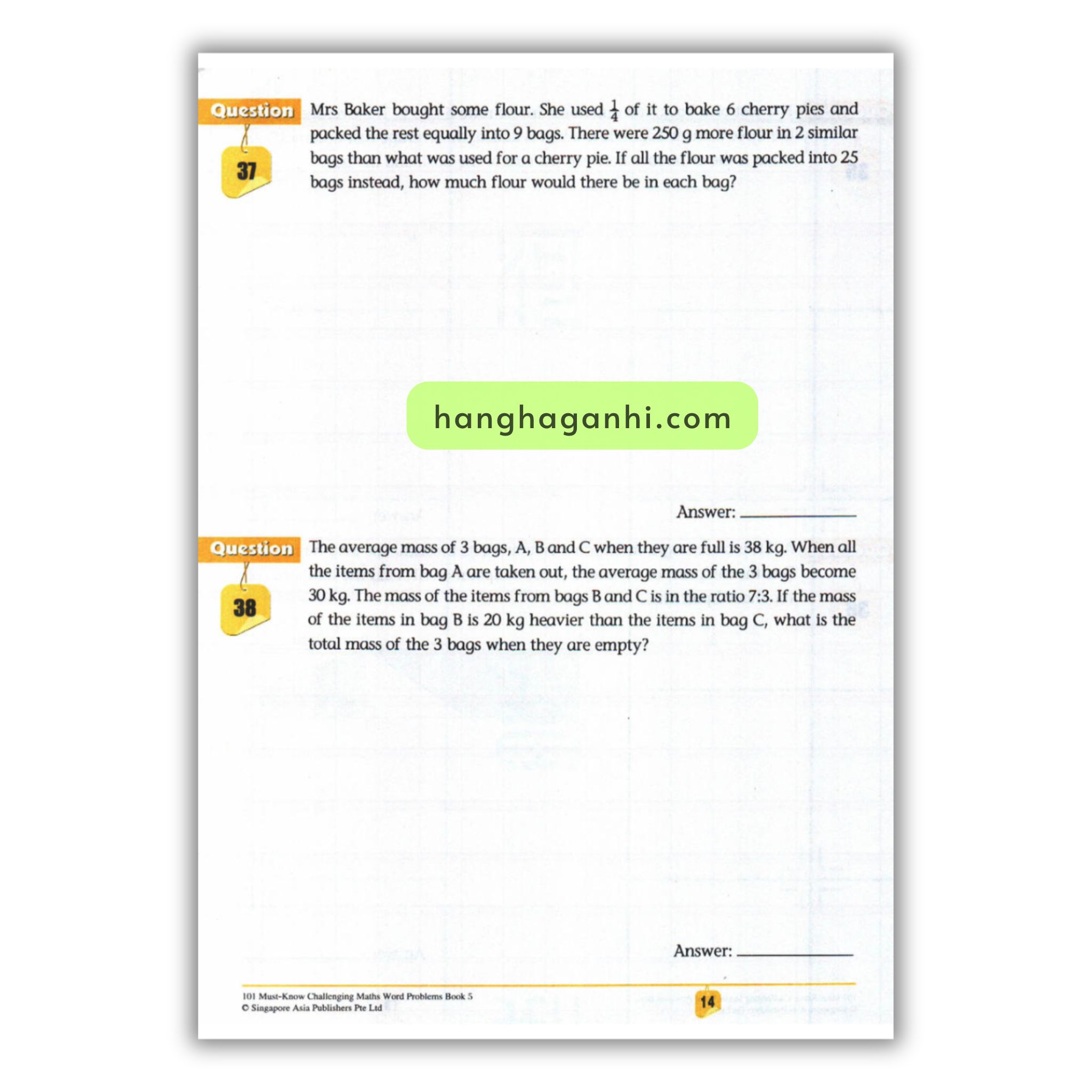 [Sách] 101 Must- Know Challenging Maths Word Problems Book 5_thumbnail_11