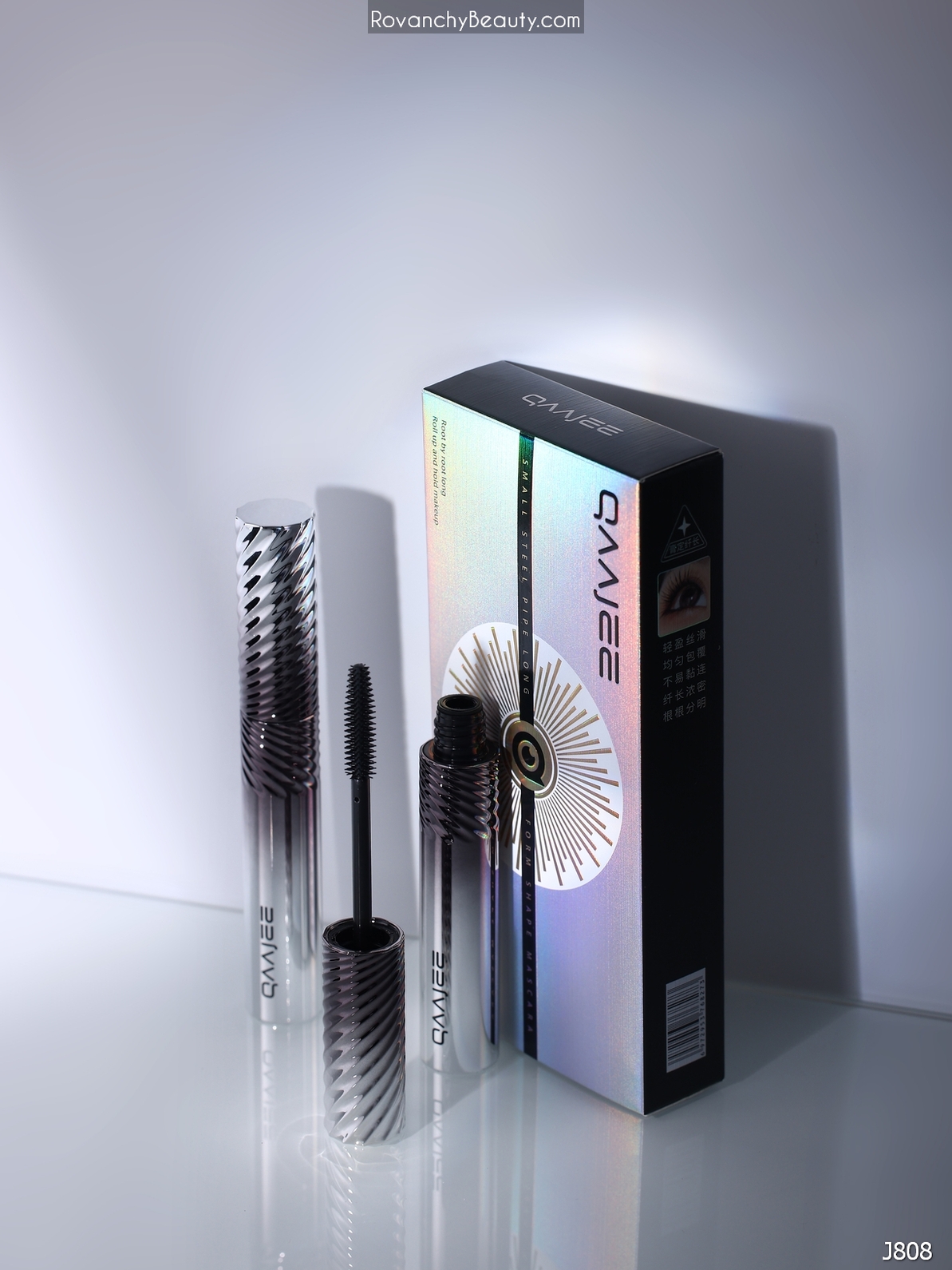 Chuốt Mi QAAJEE J808 Dài Mượt, Định Hình, Không Lem, Công Nghệ Cao_thumbnail_1