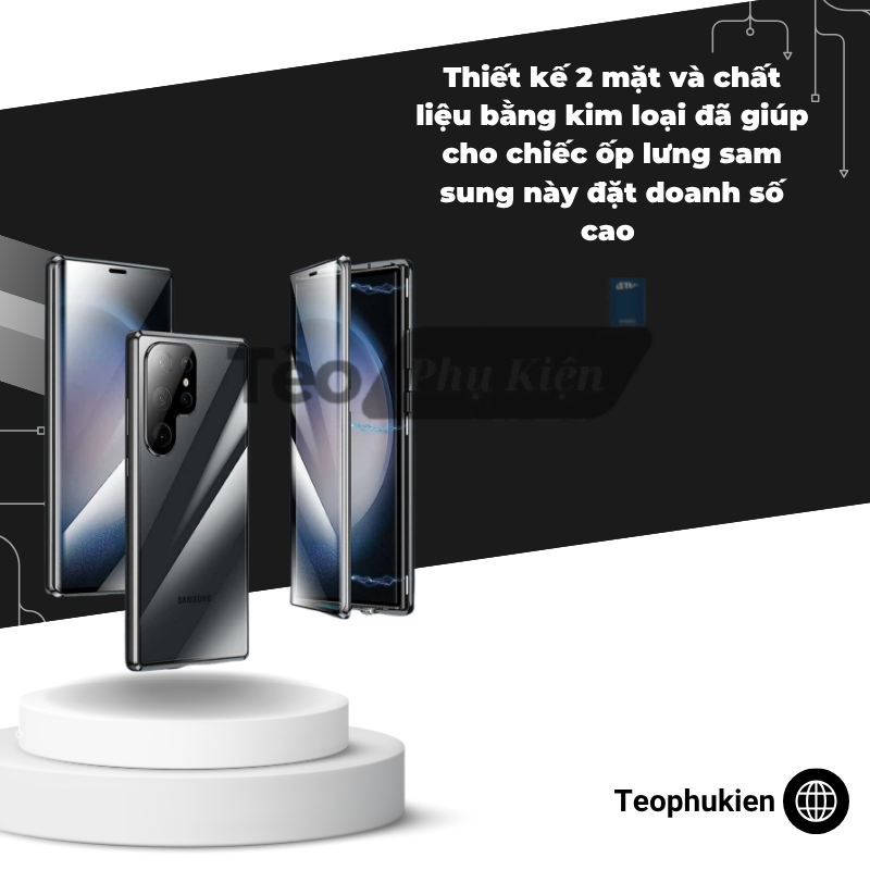 ỐP LƯNG ĐIỆN THOẠI 2 MẶT SAMSUNG GALAXY S LÀM BẰNG KIM LOẠI CÓ KÍNH CƯỜNG LỰC CHỐNG NHÌN TRỘM_thumbnail_3
