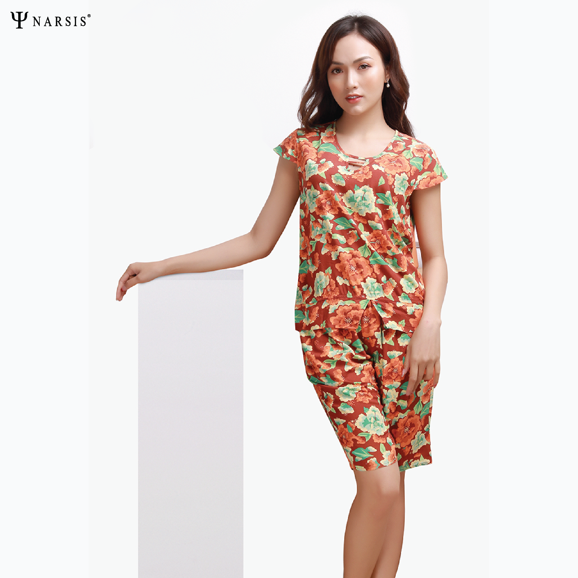 BỘ MẶC NHÀ NỮ NARSIS M8074 NARSIS CHẤT LIỆU THOÁNG MÁT, DỄ CHỊU, THOẢI MÁI CẢ NGÀY, DỄ VẬN ĐỘNG