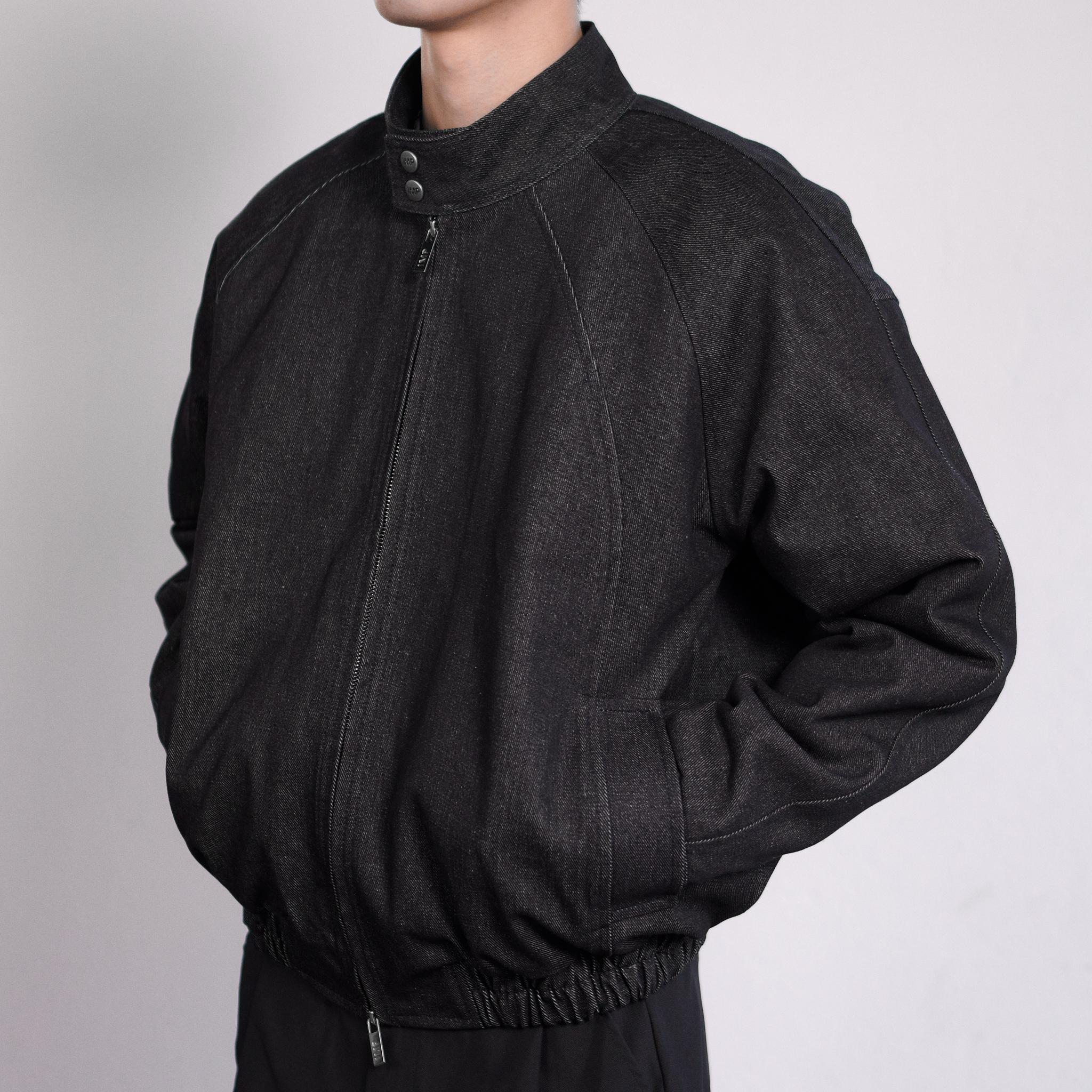 008 Jacket - Áo khoác Denim cổ trụ phong cách lịch sự trẻ trung IMPERFECT