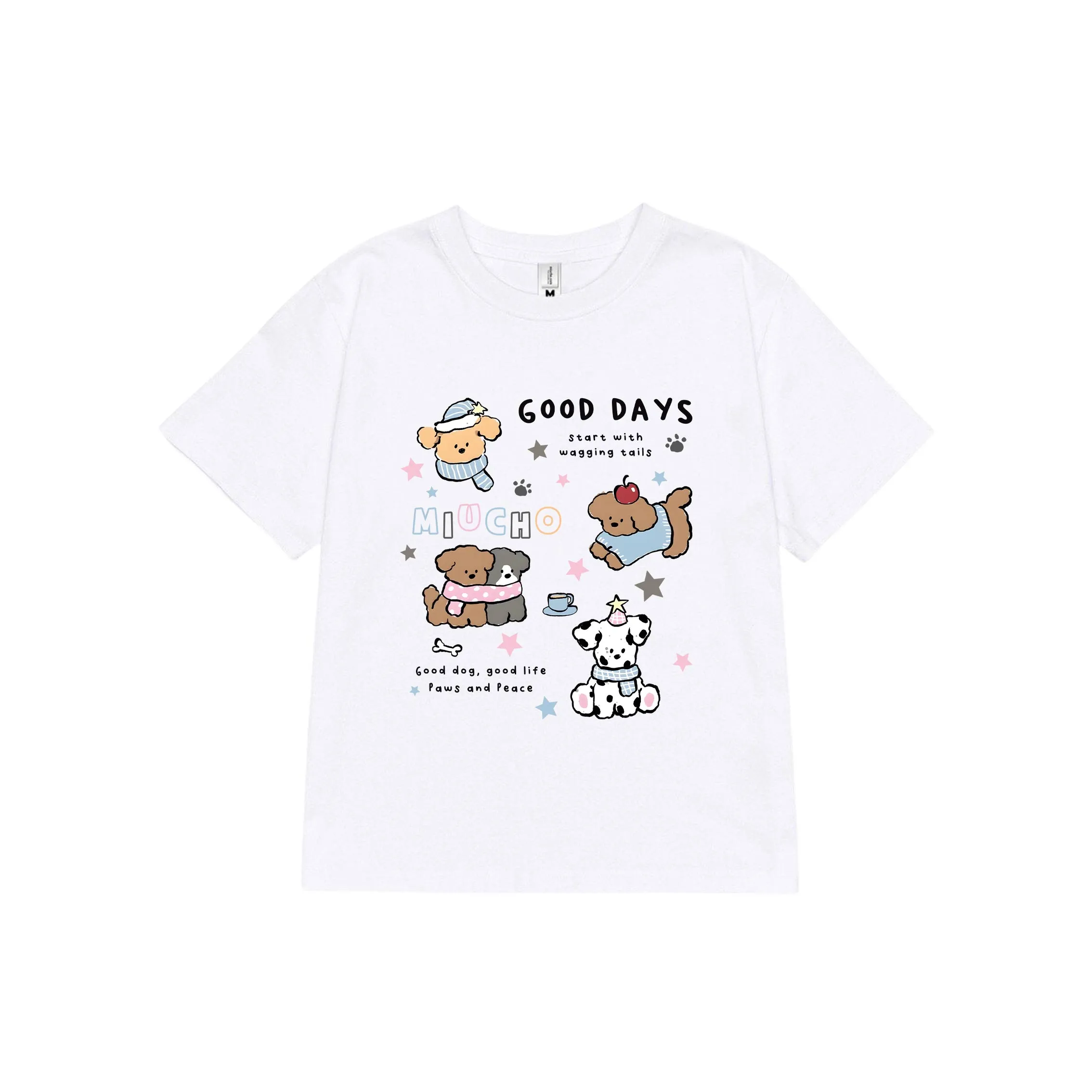 Áo baby tee nữ Miucho vải cotton 2 chiều dày dặn thoáng mát Good Days in mix nhiều màu 2739_thumbnail_8