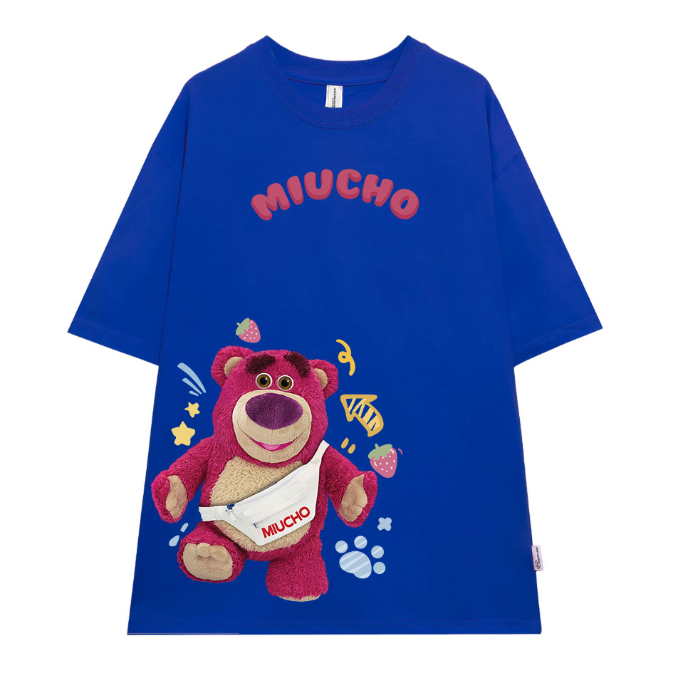 Áo thun nữ form rộng AT399 Miucho chất vải cotton in brand name_thumbnail_0