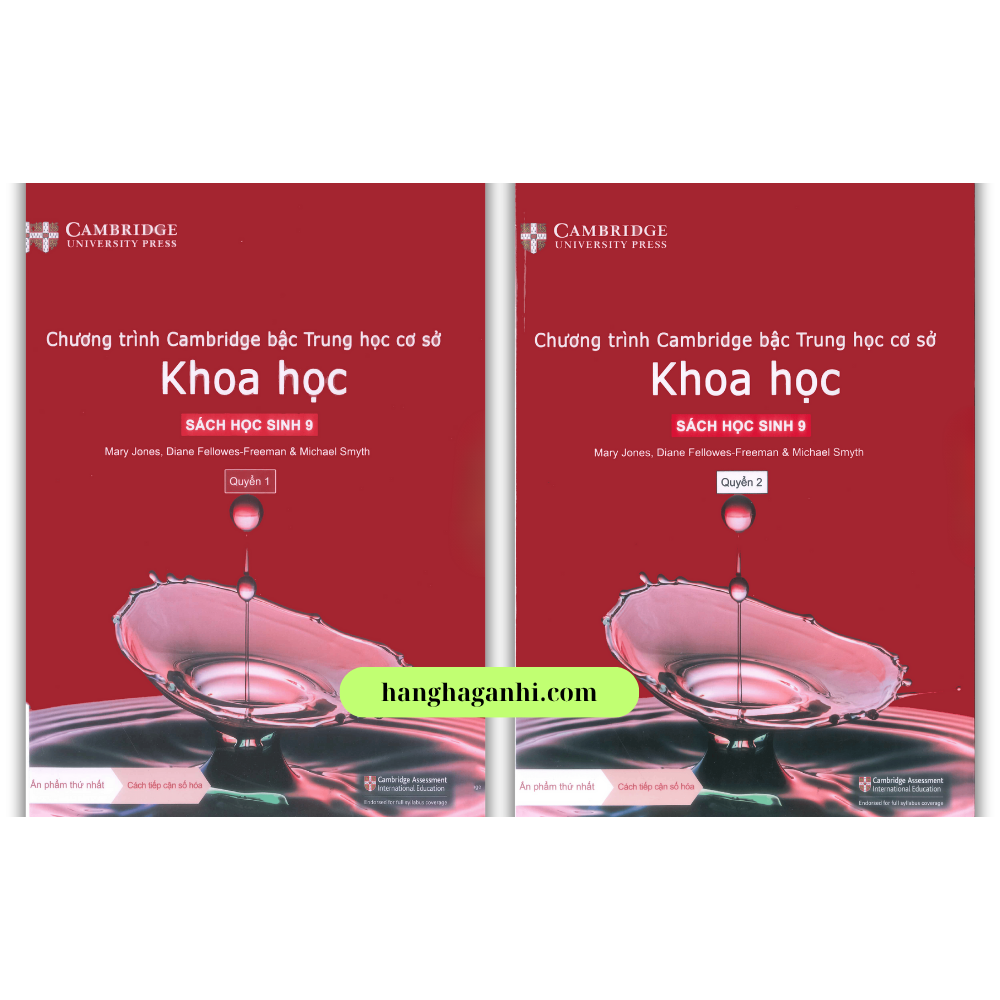 Chương trình Cambridge bậc Trung học – KHOA HỌC – Sách học sinh 9 – Quyển 1 &2