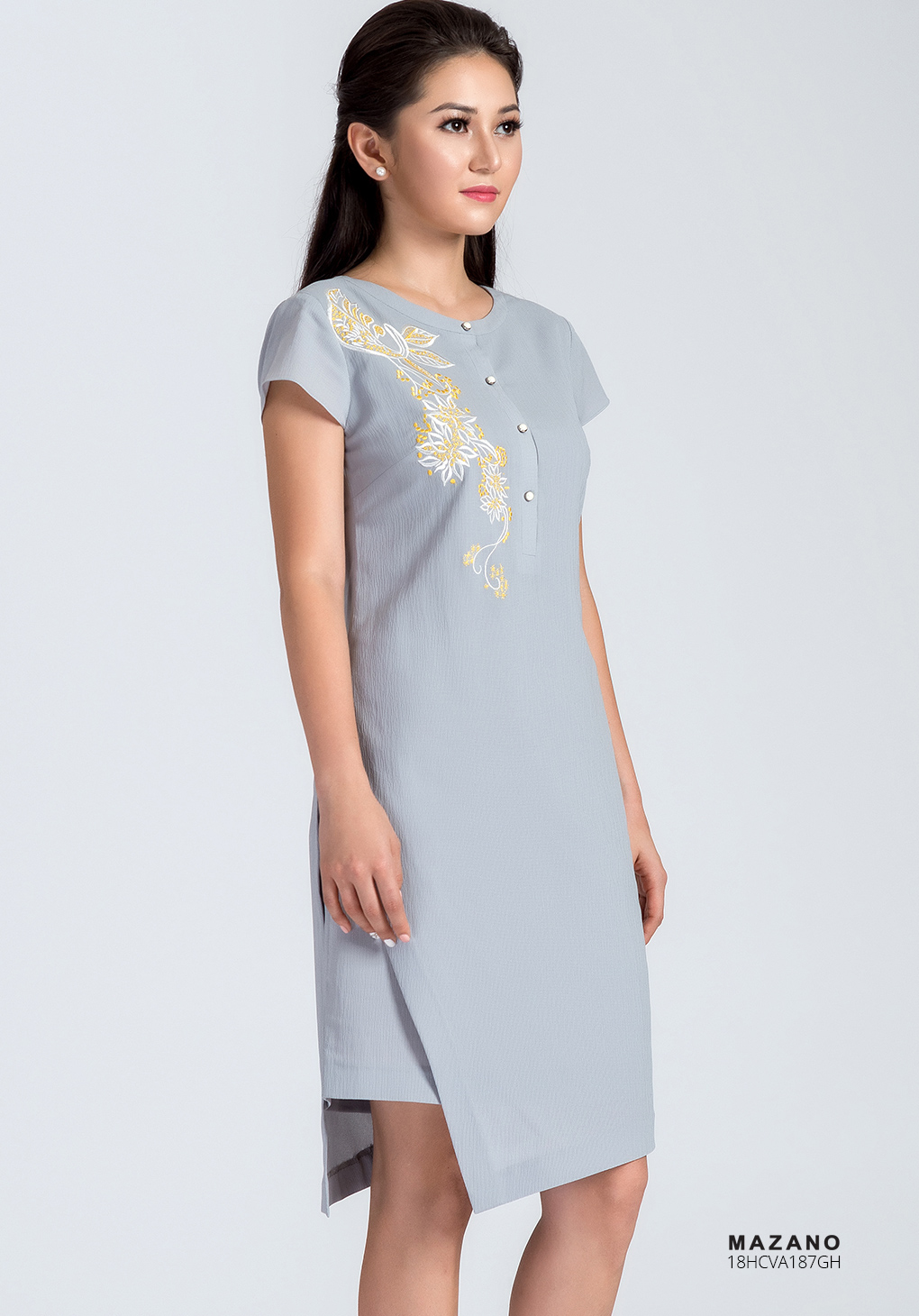 Váy ghi cổ tròn thêu hoa_thumbnail_1