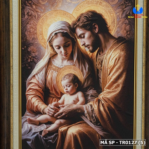 Tranh Gia Đình Thánh Gia cao cấp mẫu 10 (45x55cm) ✔_thumbnail_2