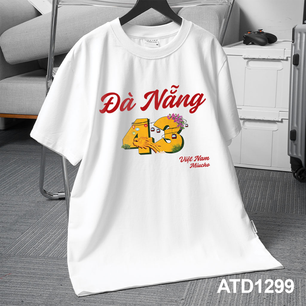 Áo thun nam du lịch Đà Nẵng ATD1299 Miucho Iconic vải cotton thoáng mát in mix_thumbnail_7