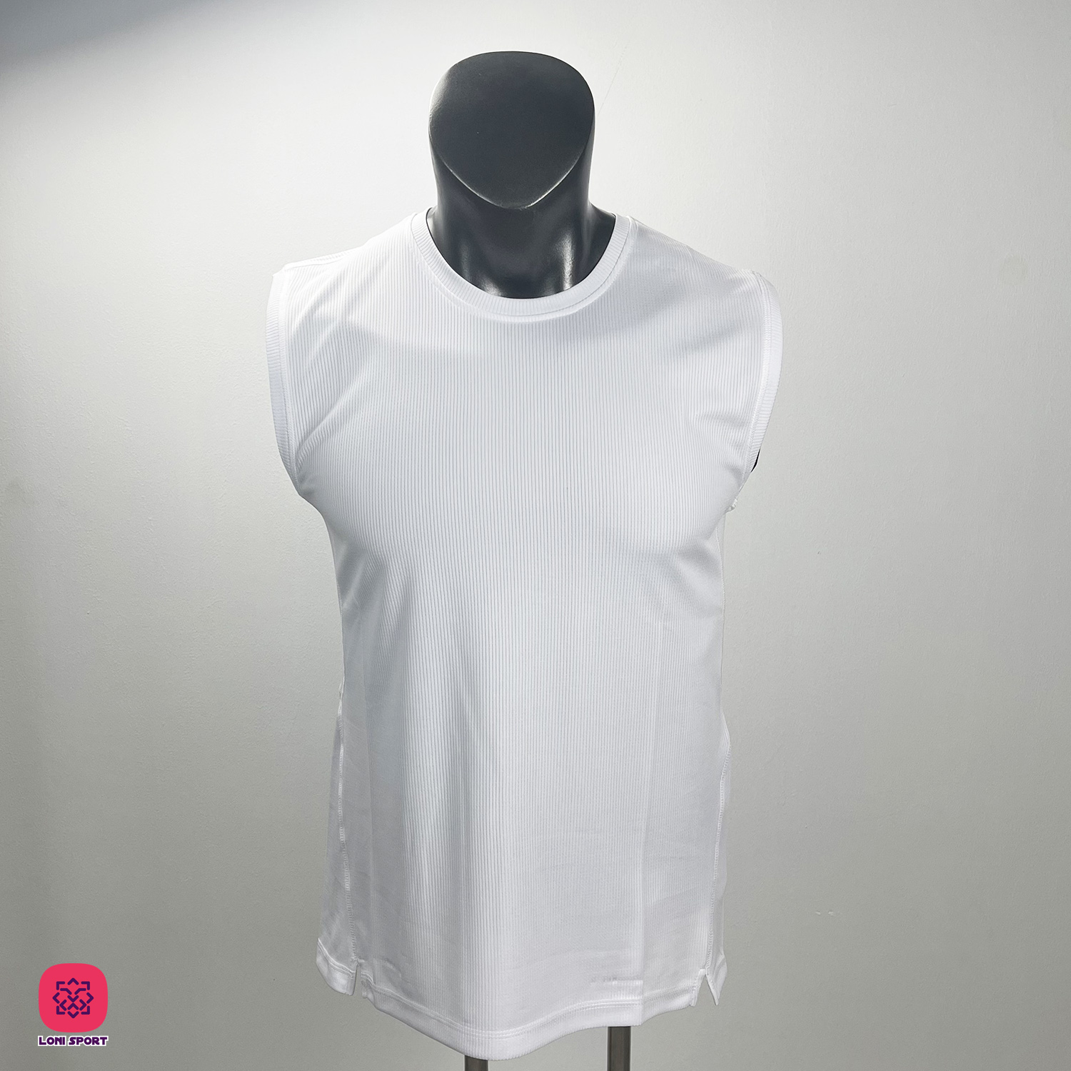 Áo 3 lỗ thể thao cao cấp - trắng