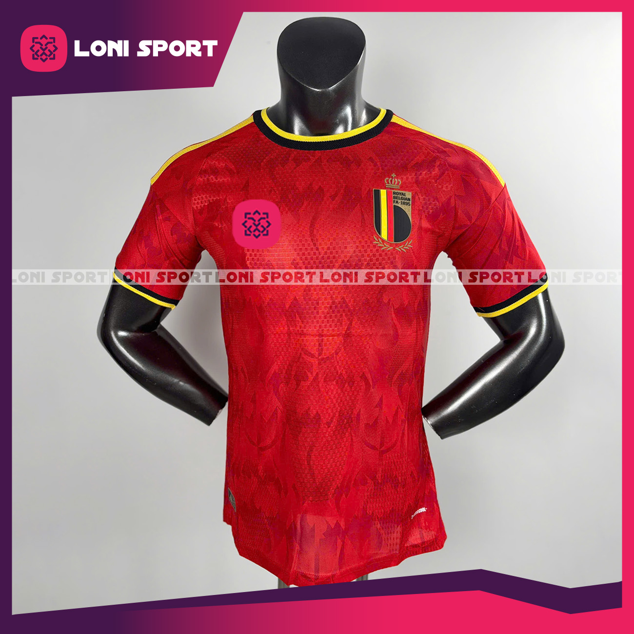 Áo Bỉ sân nhà đỏ World Cup 2026 - SF