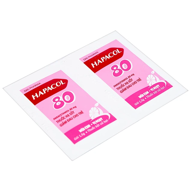 Bột Hapacol 80mg DHG