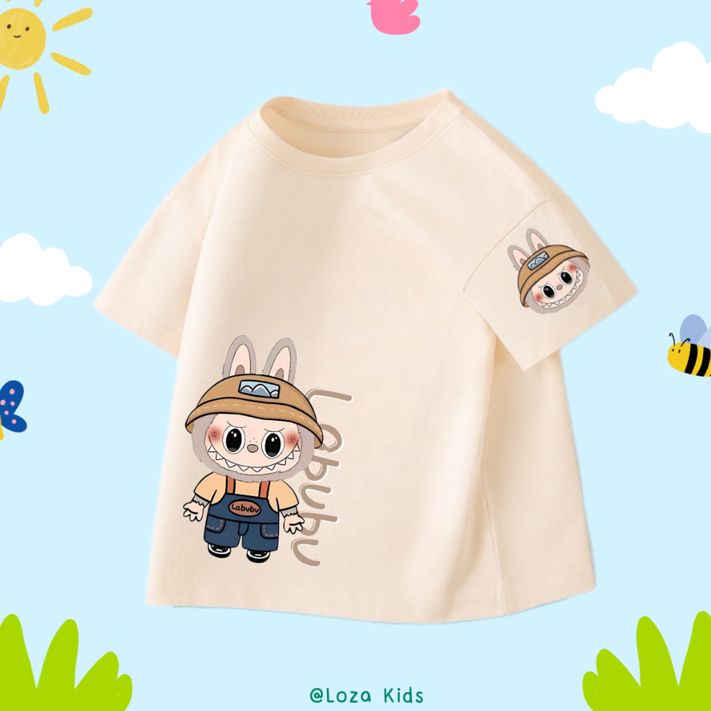 Áo thun bé trai in hình Labubu - Loza Kids AT2794_thumbnail_2