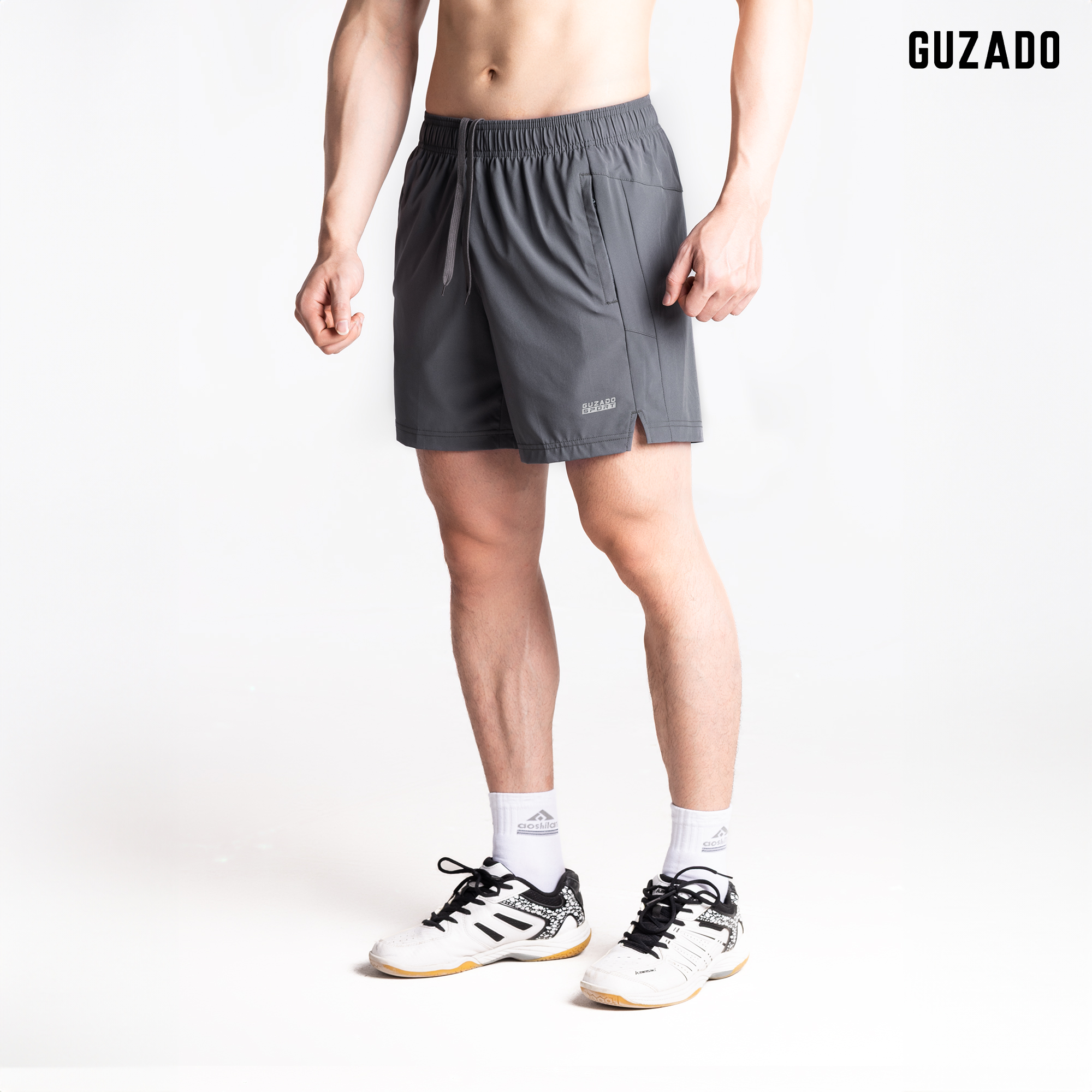 Quần Run GUZADO Quần Tập Gym, Chạy Bộ, Chất Gió Mềm Mịn GSR11_thumbnail_11