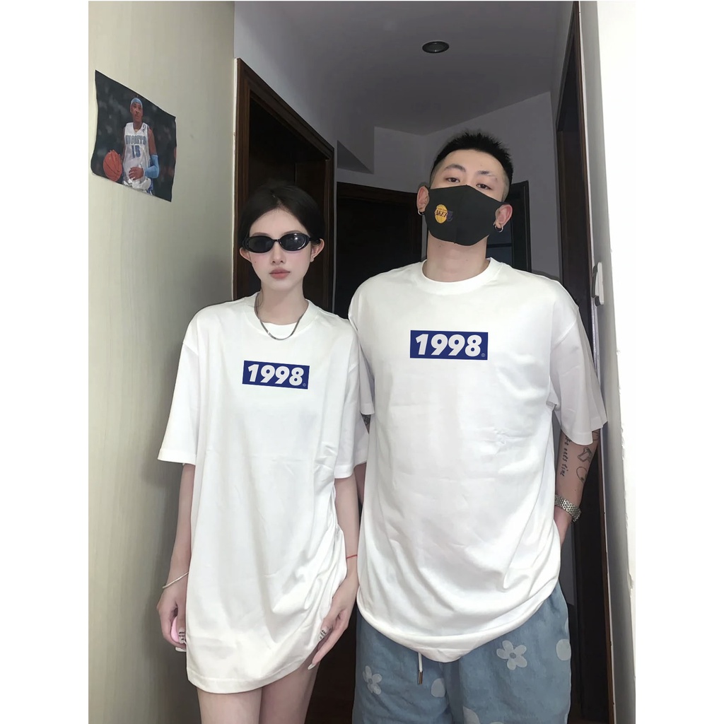 Áo thun unisex form rộng in năm sinh 200x AT285 chất vải cotton dành cho nam nữ Miucho AT285_thumbnail_4