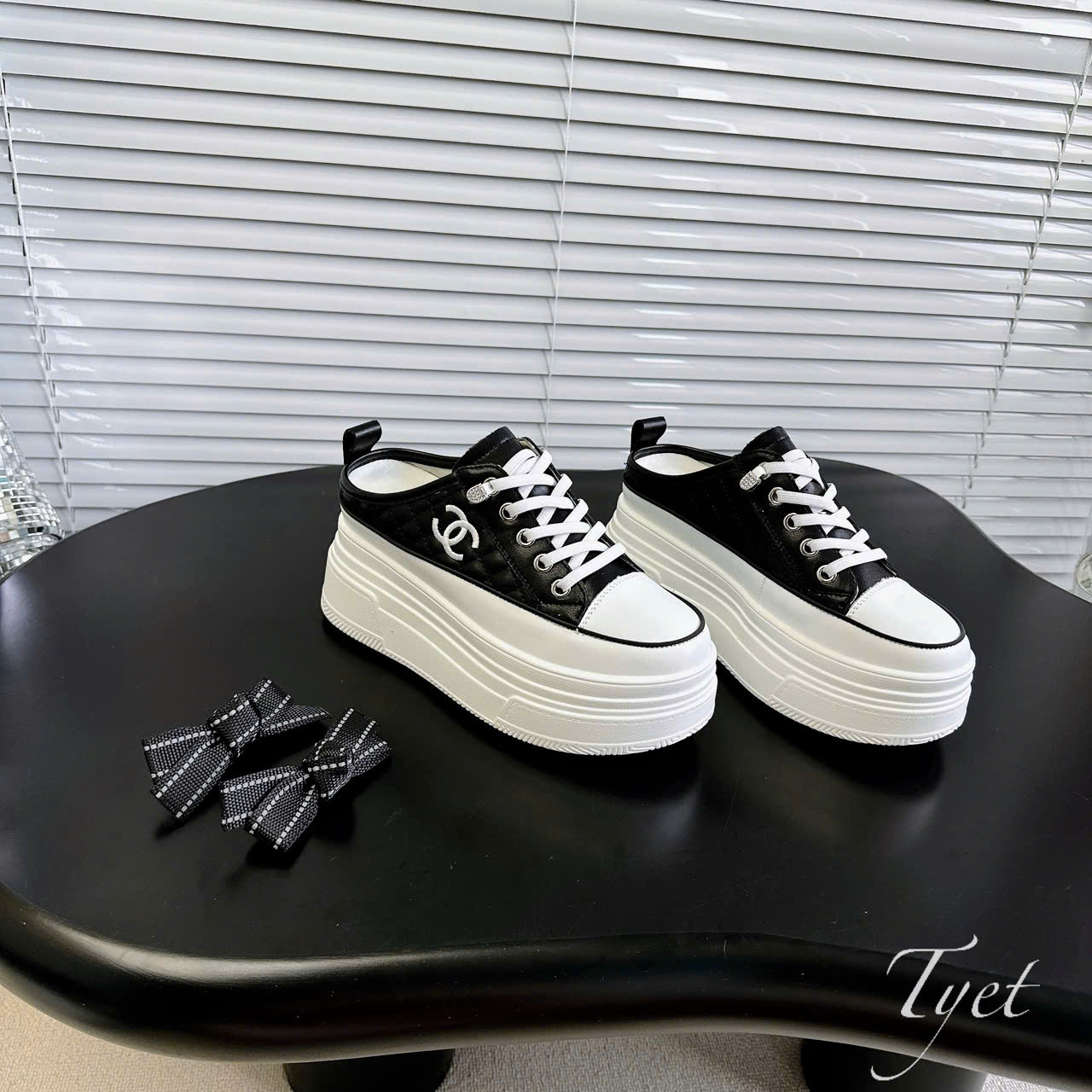 .💘💘💘 Sục Chanel trần chỉ nâng đế kèm nơ