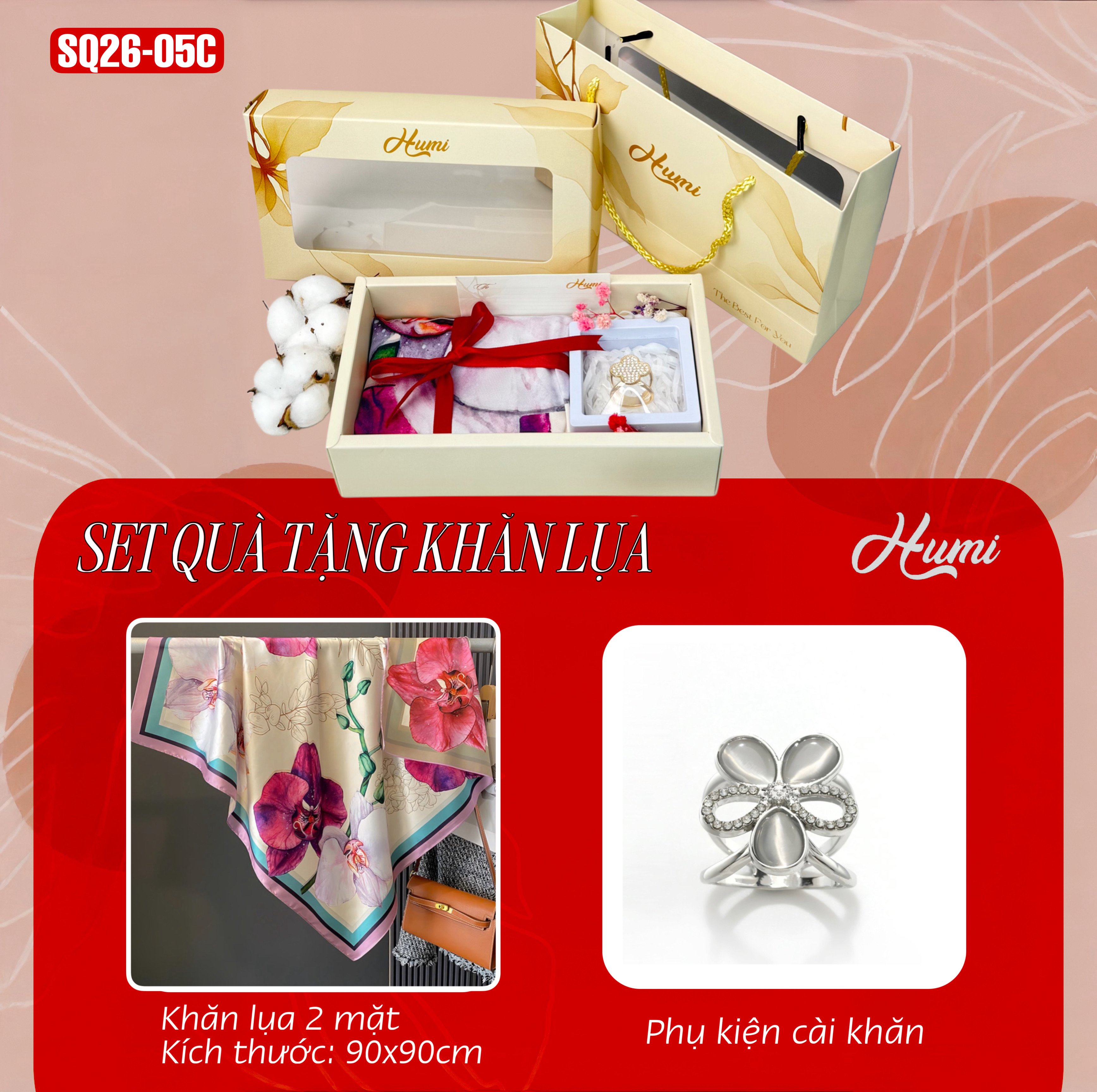 SET QUÀ KHĂN 90 (SQ26-05C)