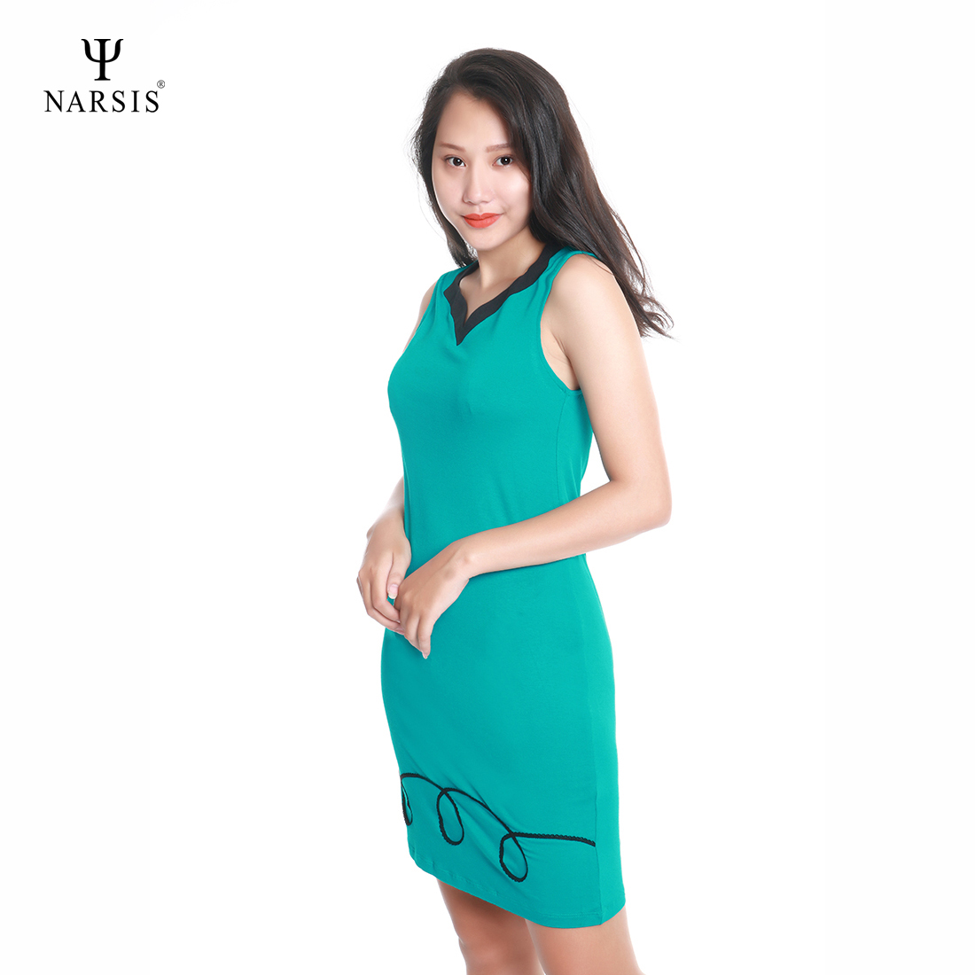 VÁY NỮ KIỂU B3006 NARSIS CHẤT LIỆU THOÁNG MÁT, DỄ CHỊU, THOẢI MÁI CẢ NGÀY, DỄ VẬN ĐỘNG_thumbnail_0