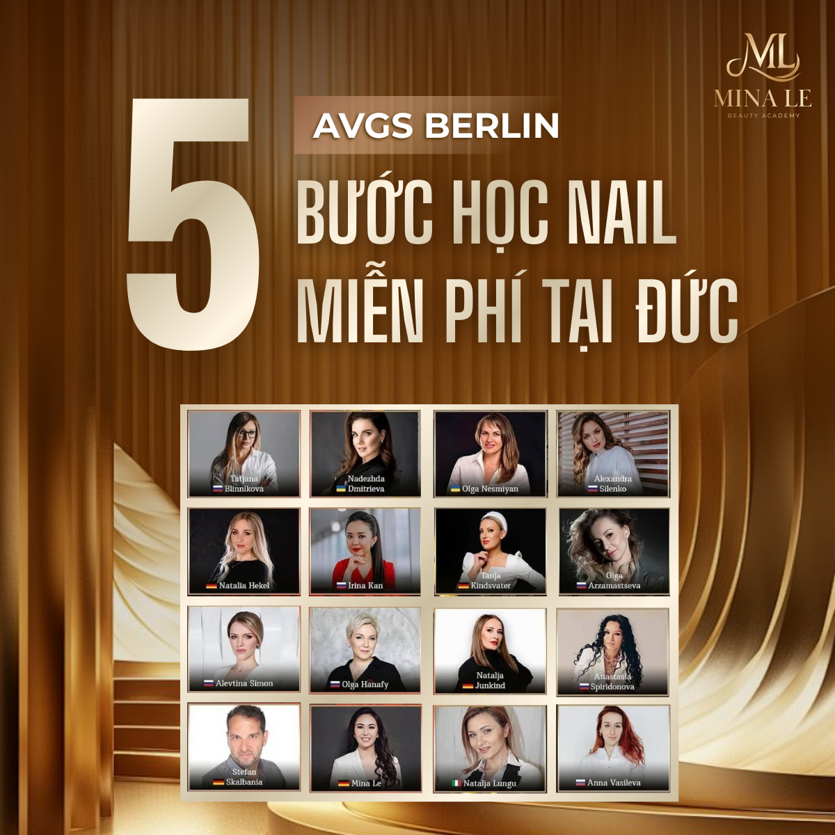 AVGS Berlin: 5 Bước Học Nail Miễn Phí Tại Đức