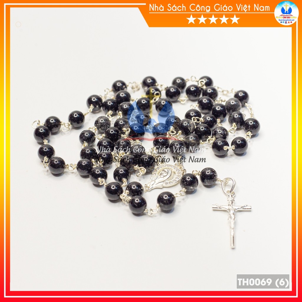 Chuỗi 50 đá đen mix bạc TH0069_thumbnail_1