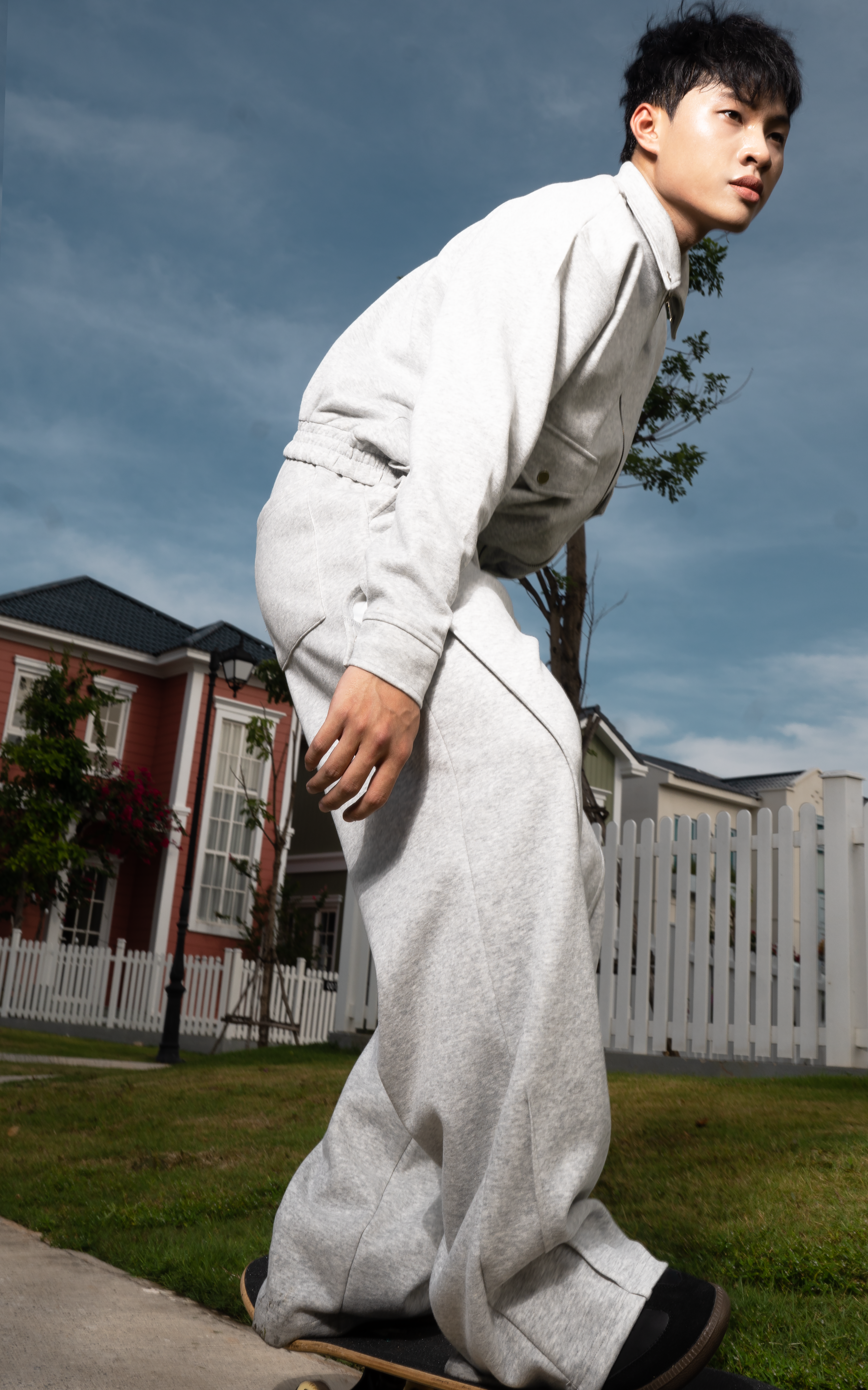 ( TẶNG ÁO BODY ) Set phối quần dài form suông HEAT WAVE + khoác VARM form boxy unisẽ không kén giới tính_thumbnail_3