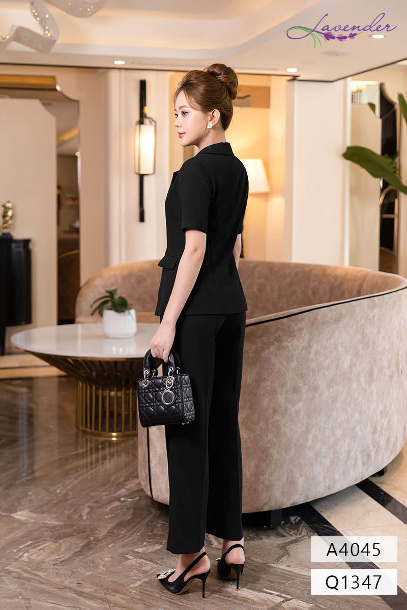 Áo vest cổ ve tay ngắn A4045_thumbnail_2