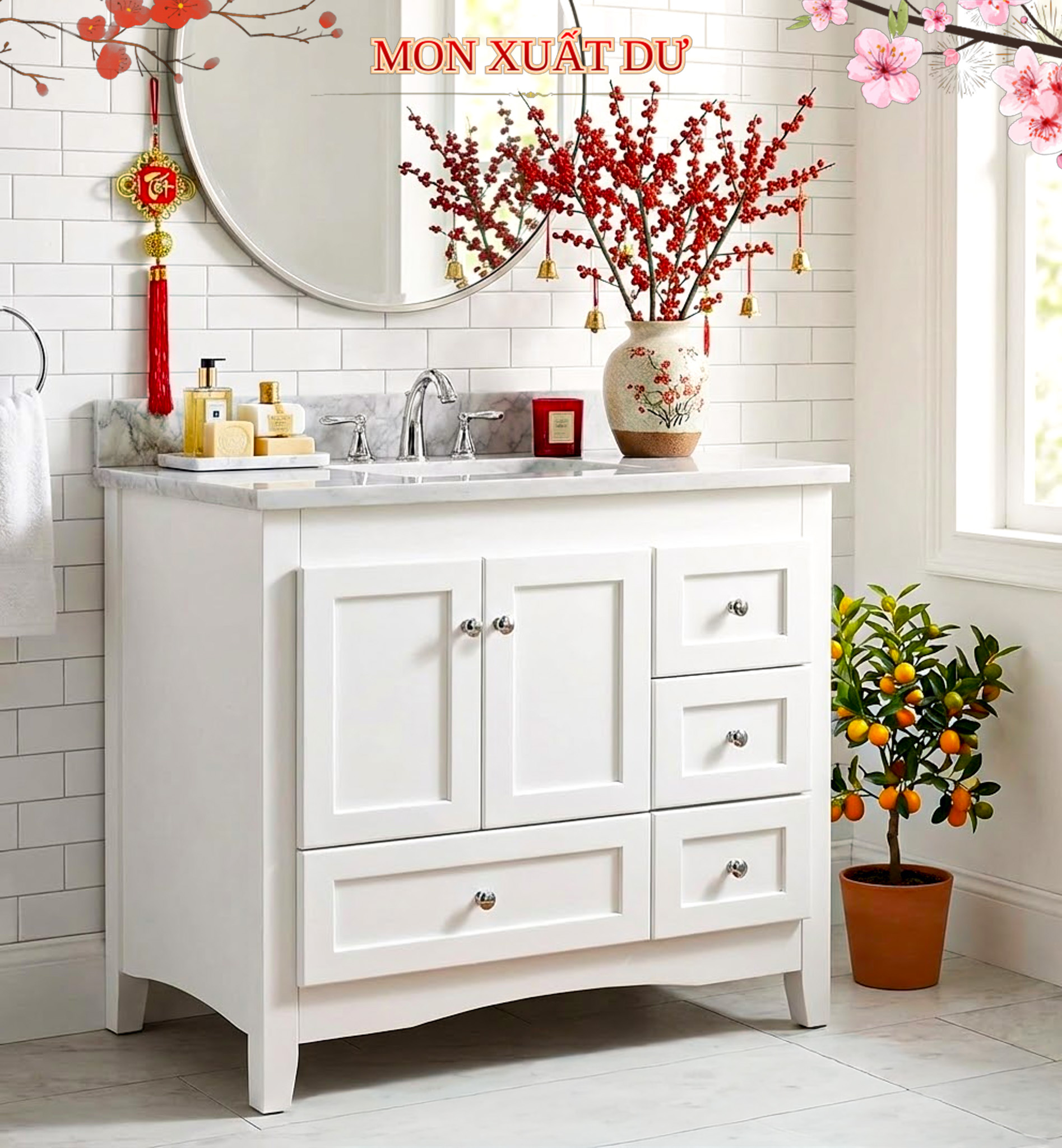 TỦ LAVABO 36 INCH ABBEY BY KBC