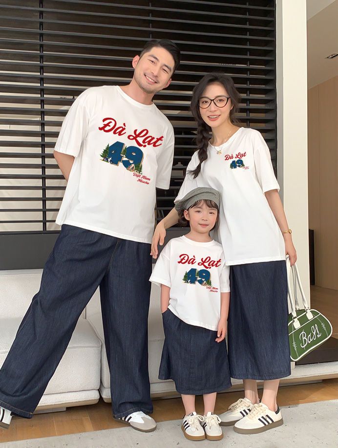 Áo thun nữ du lịch Đà Lạt form vừa regular thoáng mát ARD1297 Miucho Chic in mix_thumbnail_4