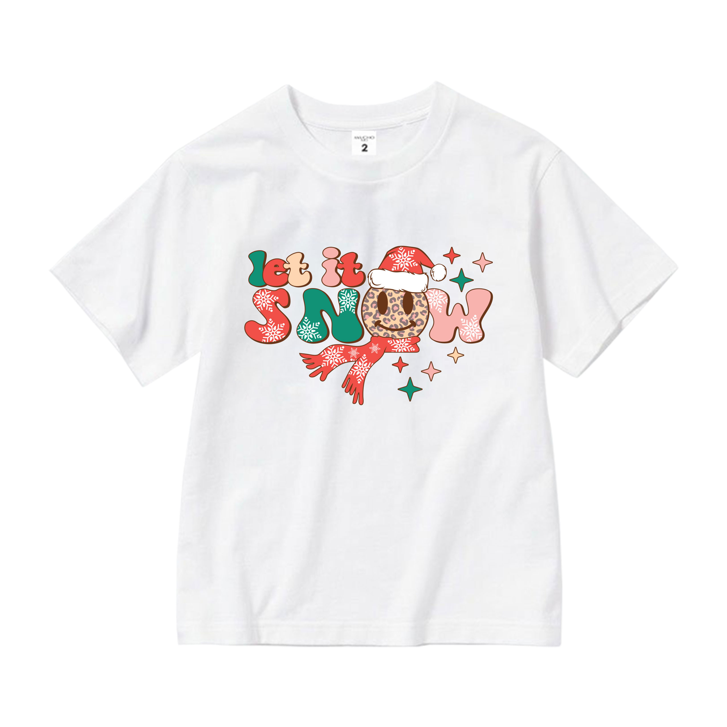 Áo thun bé gái giáng sinh noel from rộng chất vải cotton thoáng mát AED1712 Miucho Kid in graphic_thumbnail_7