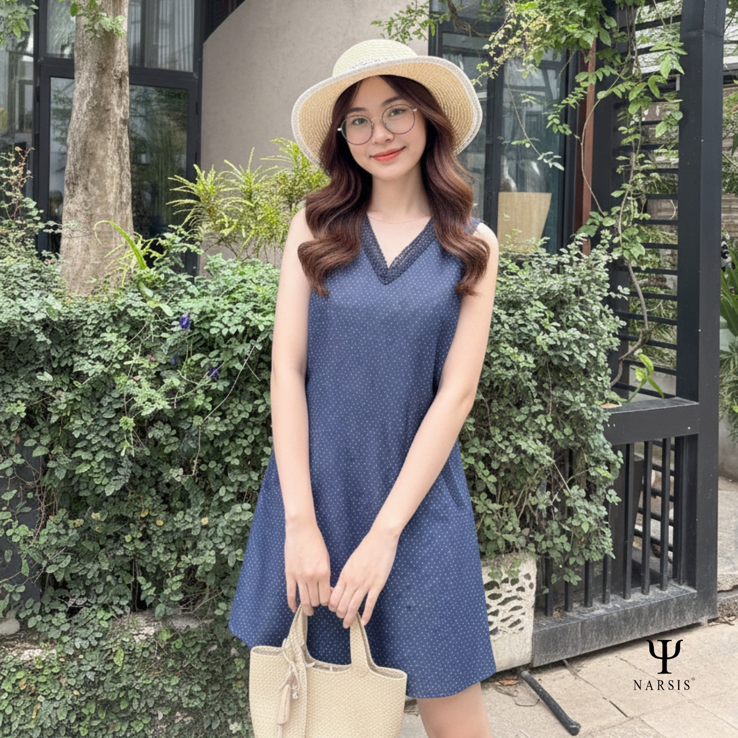 VÁY NỮ B8008 NARSIS CHẤT LIỆU JEAN BỀN BỈ, CÁ TÍNH, TRẺ TRUNG, THỜI TRANG, TRẺ TRUNG, THỜI TRANG_thumbnail_0