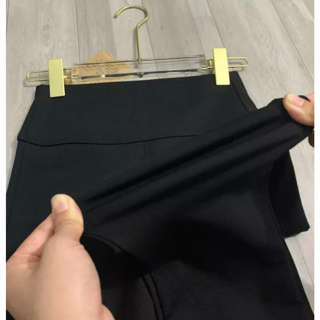 Quần loe, leeging chất vải umi cao cấp, cạp cao 9cm siêu hack dáng_thumbnail_4