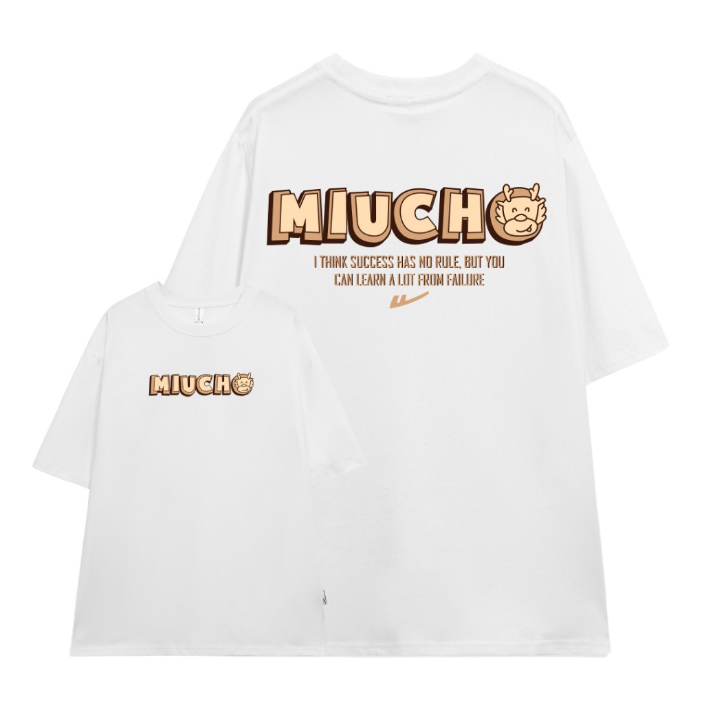 Áo thun nam form rộng local brand ATD821 Miucho Man tay ngắn vải cotton cổ tròn in typography_thumbnail_9