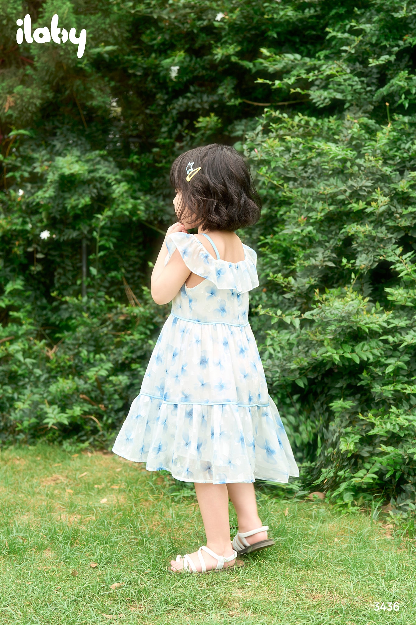 Váy maxi in hoa trễ vai