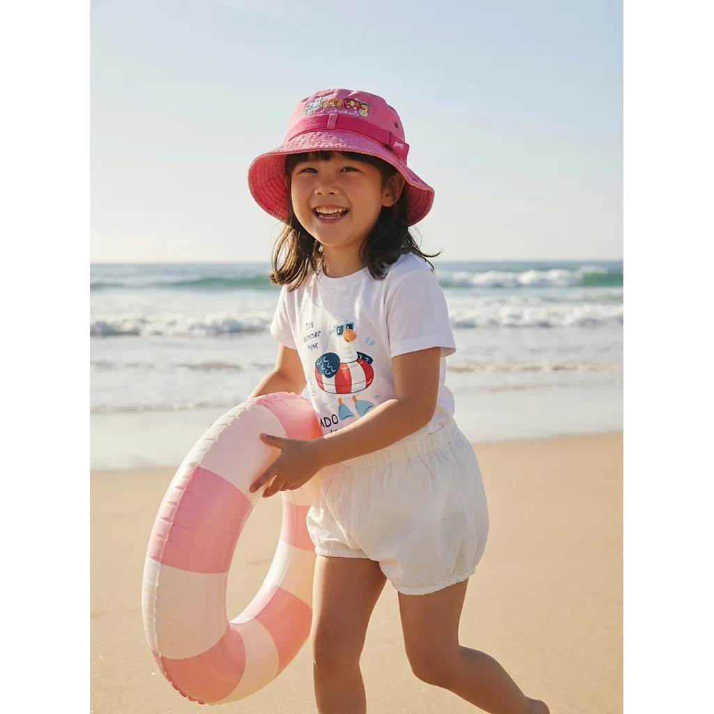 Áo thun bé gái form rộng hoạt hình hè biển Kado 3433_thumbnail_5