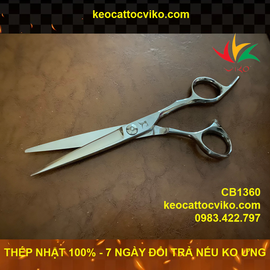 Kéo cắt tóc Viko LS CB13/6.0 bảo hành 2 năm_thumbnail_13
