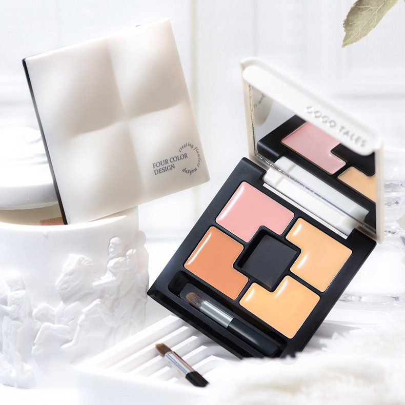 [GOGO TALES] Bảng che khuyết điểm 4 ô Gogotales Light Makeup Moisturizing 4.8g (GT759)