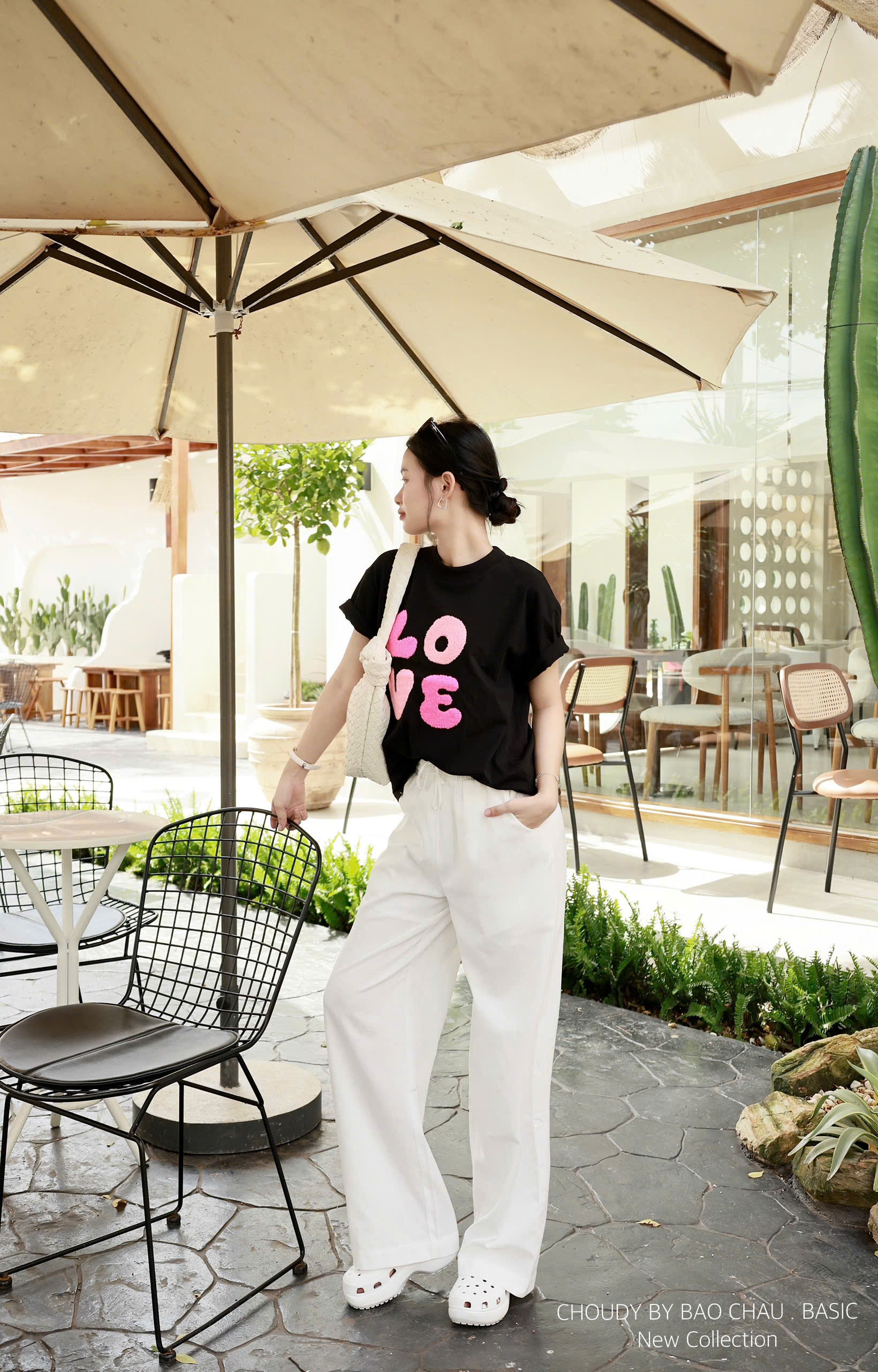 SALE Q964 QUẦN SUÔNG TRẮNG