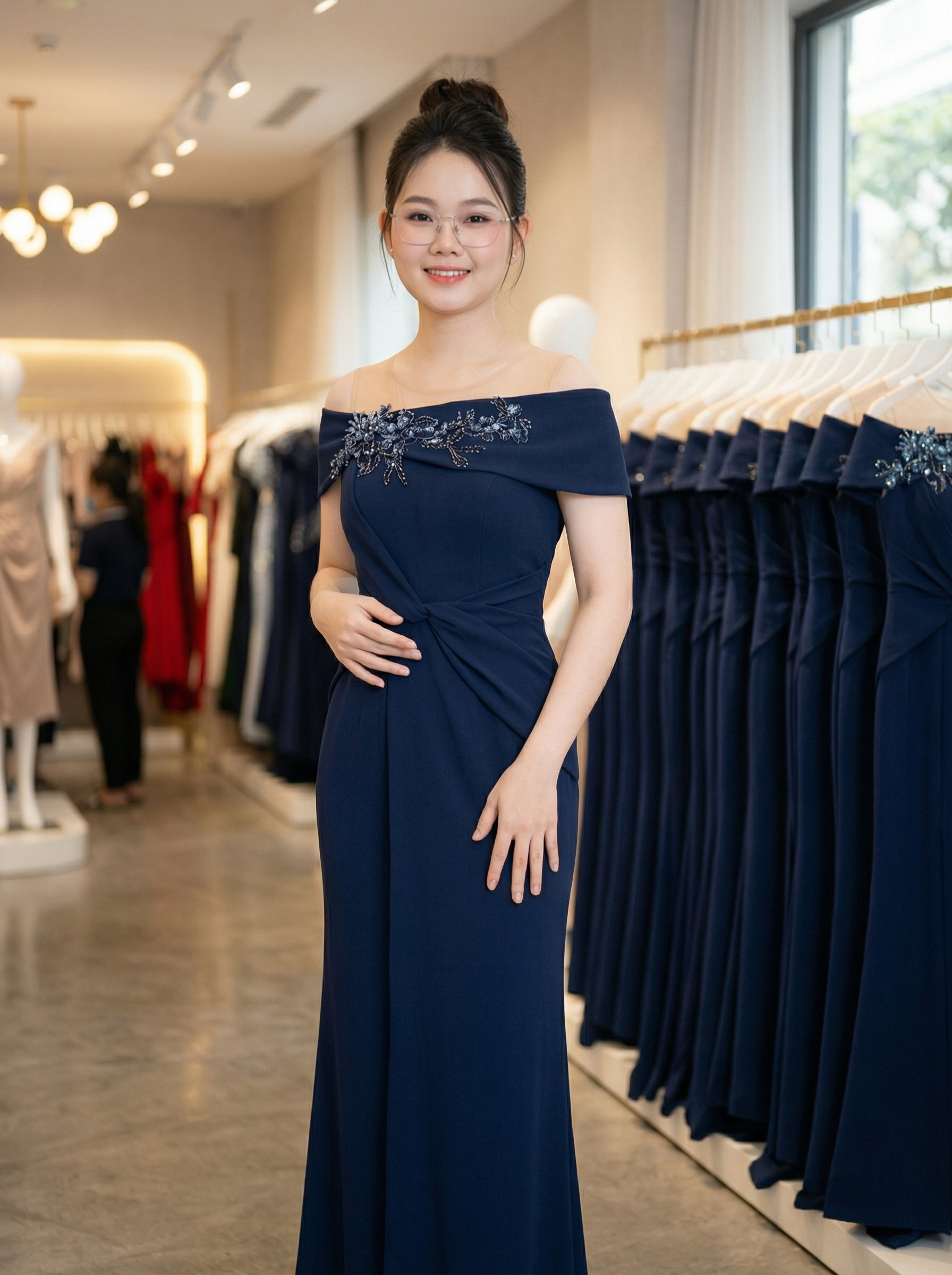 Đầm dạ hội dự tiệc  phối ren hoa cao cấp_thumbnail_25