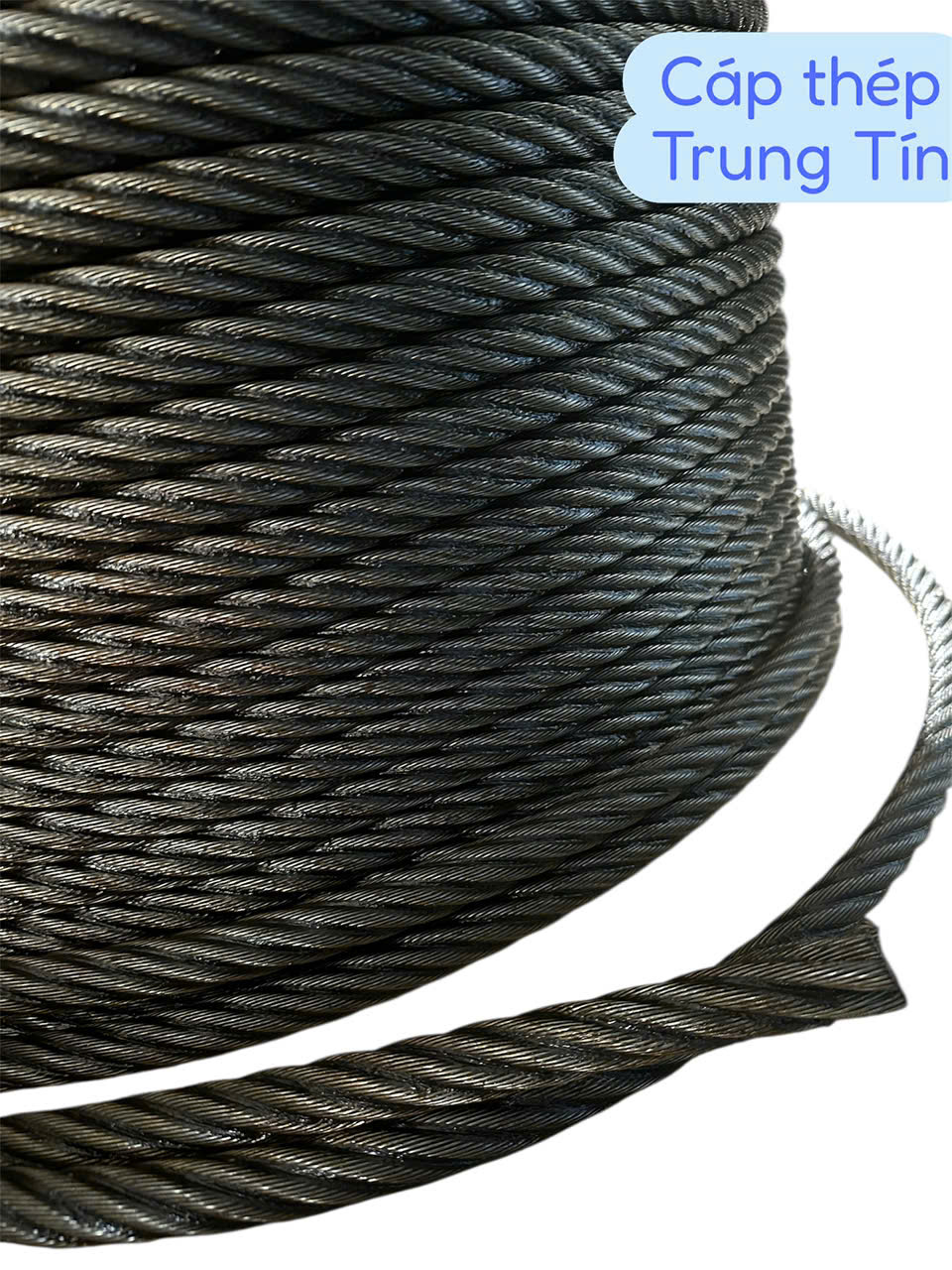 Cáp thép mạ kẽm 6x37+FC