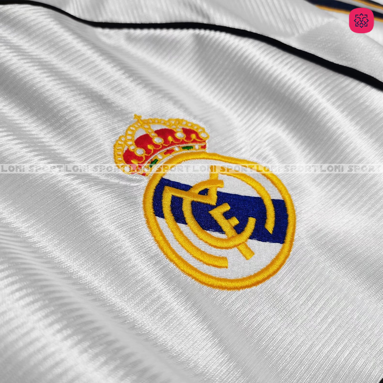 Áo retro Real Madrid sân nhà trắng 98/2000_thumbnail_8