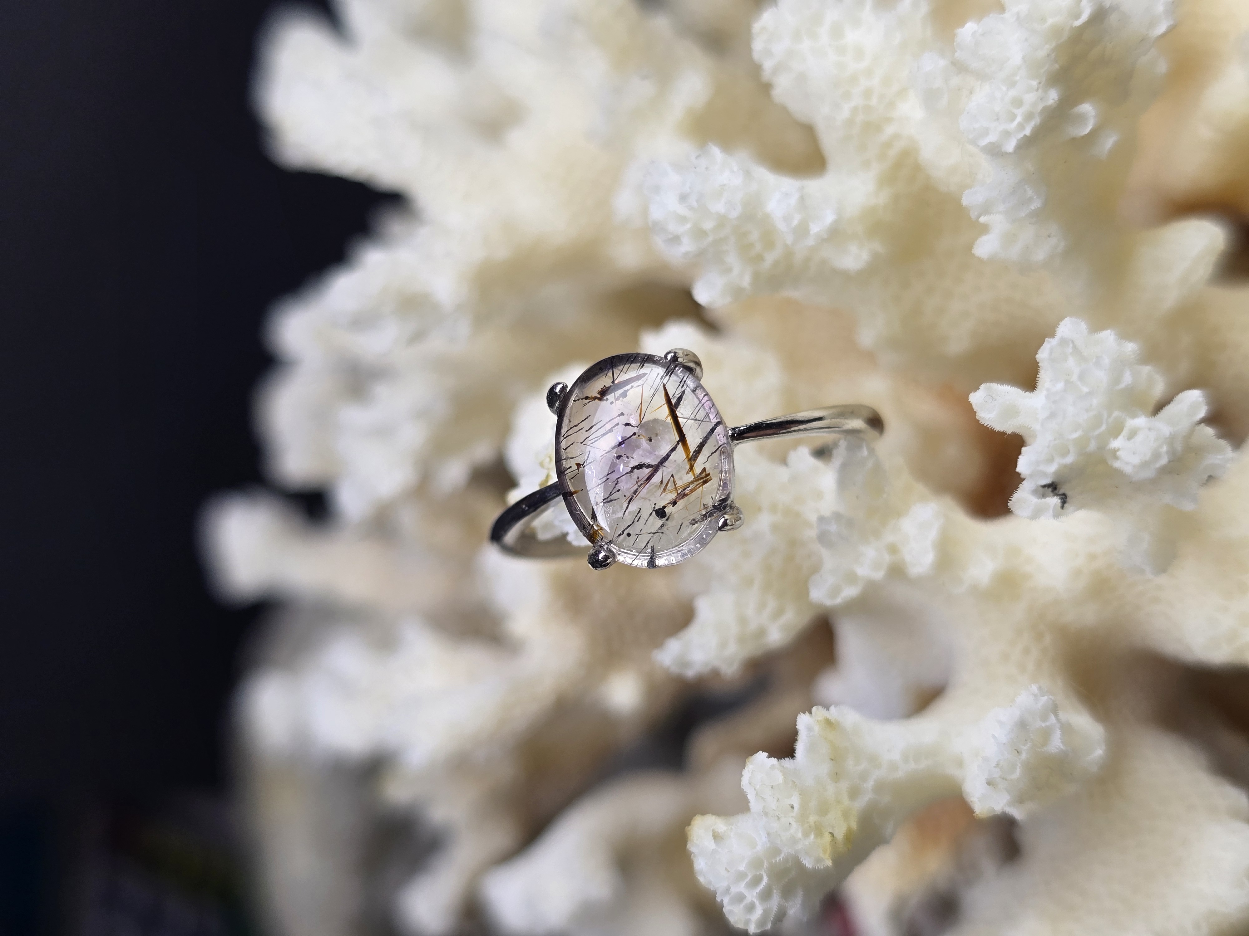 Nhẫn Đá Super 7 Khung Bạc S925 Freesize_thumbnail_3