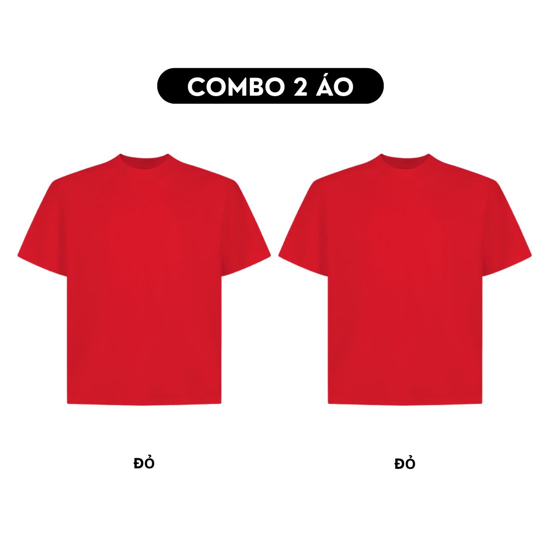 Combo 2 Áo thun trơn form boxy AXT01_thumbnail_12