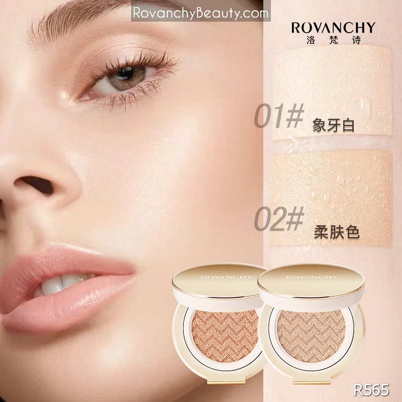 Kem nền R565 ROVANCHY Cushion Che Khuyết Điểm, Dưỡng Ẩm, Chống Nắng, Tông Tự Nhiên - 2 Màu (#01 #02)_thumbnail_5