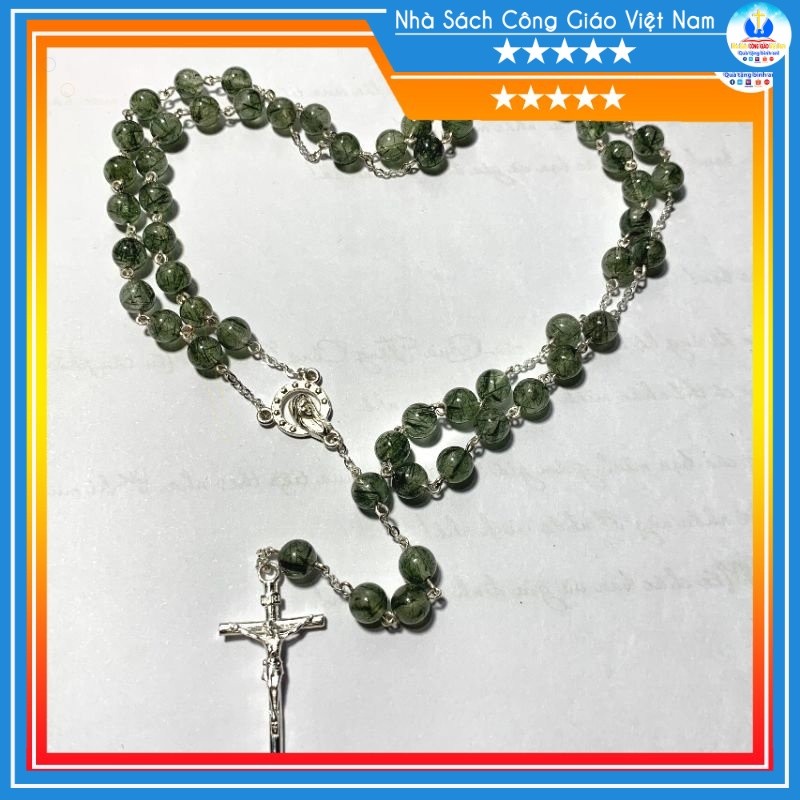 Tràng chuỗi Mân Côi đá tự nhiên - Chuỗi Mân Côi 50