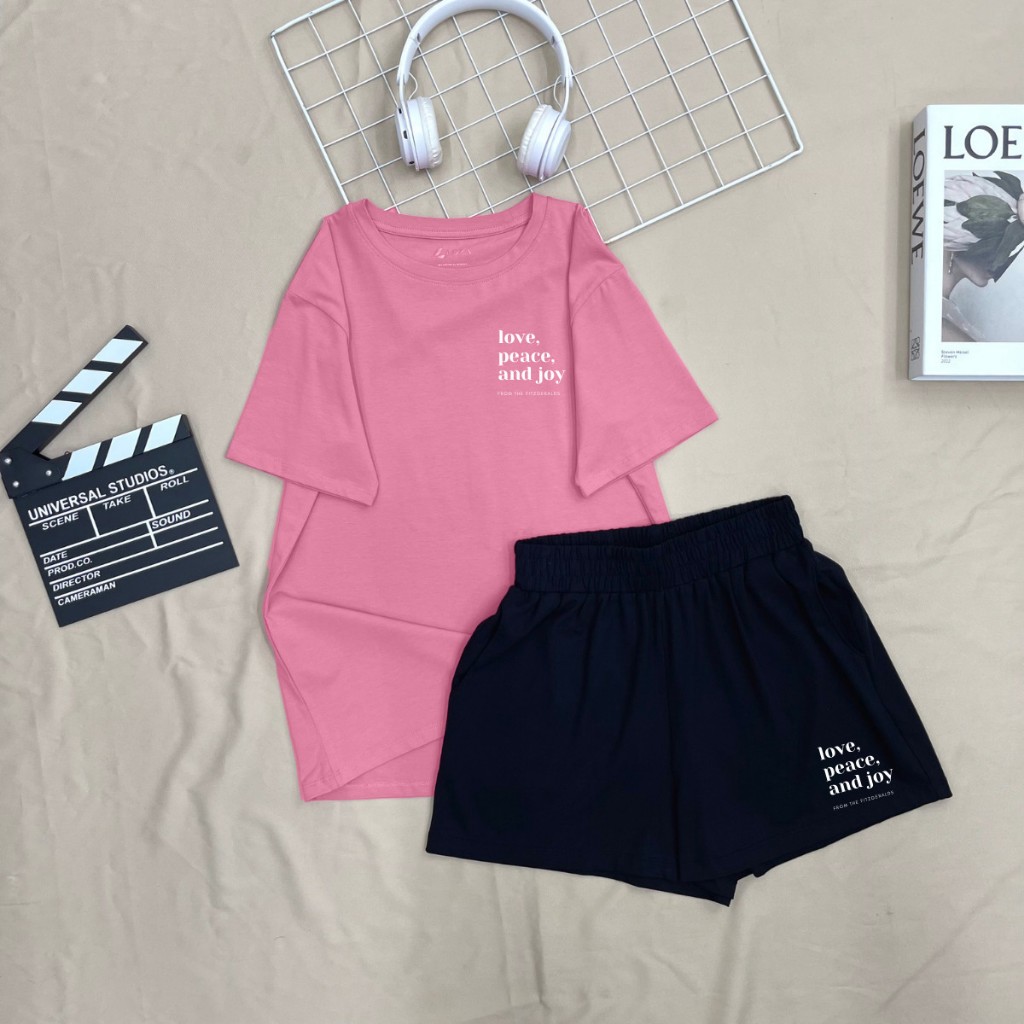 Đồ bộ nữ thun cotton dáng rộng mặc nhà đi chơi mùa hè mát mẻ - LOZA BP19_thumbnail_7