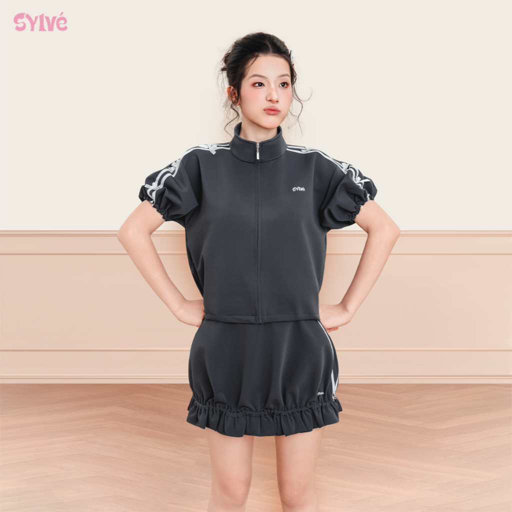 Set Váy Gió SYLVE - ELORA SET - Áo Gió & Chân Váy Gió Ngắn Thiết Kế Thời Thượng Chất Liệu Cao Cấp ST05